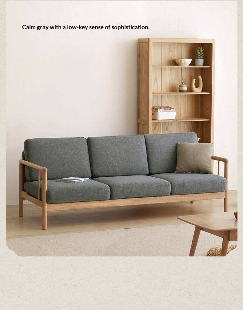 Ash Solid Wood Single Armchair