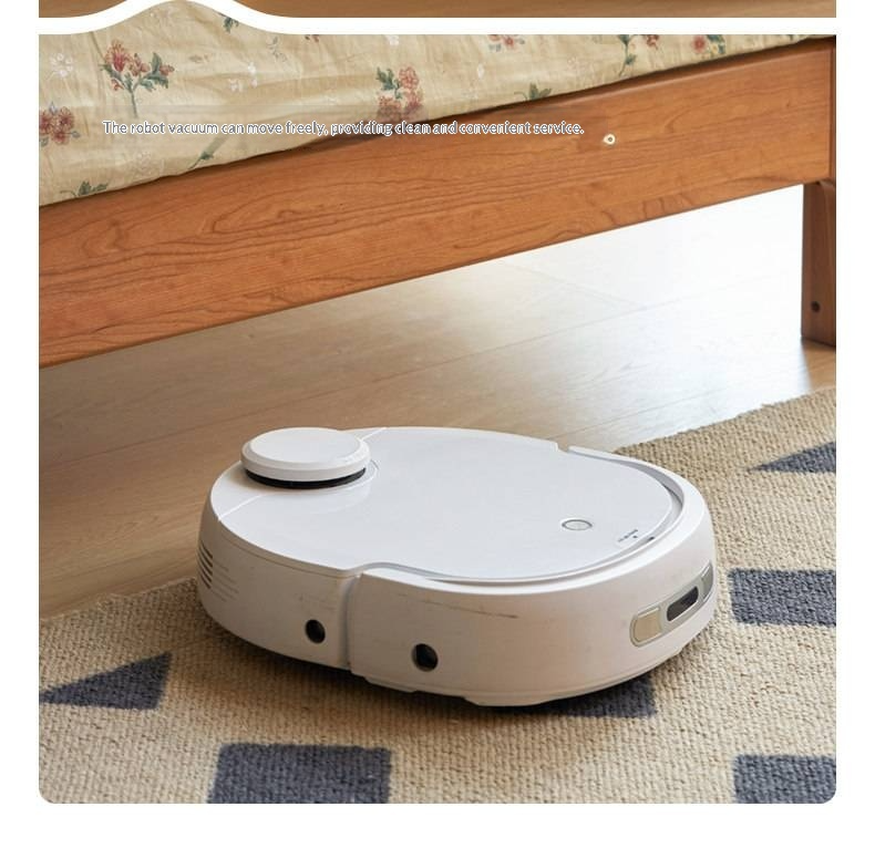 Cherry Solid Wood Bed — Retro Simple Luminous Bed with Charging and Storage