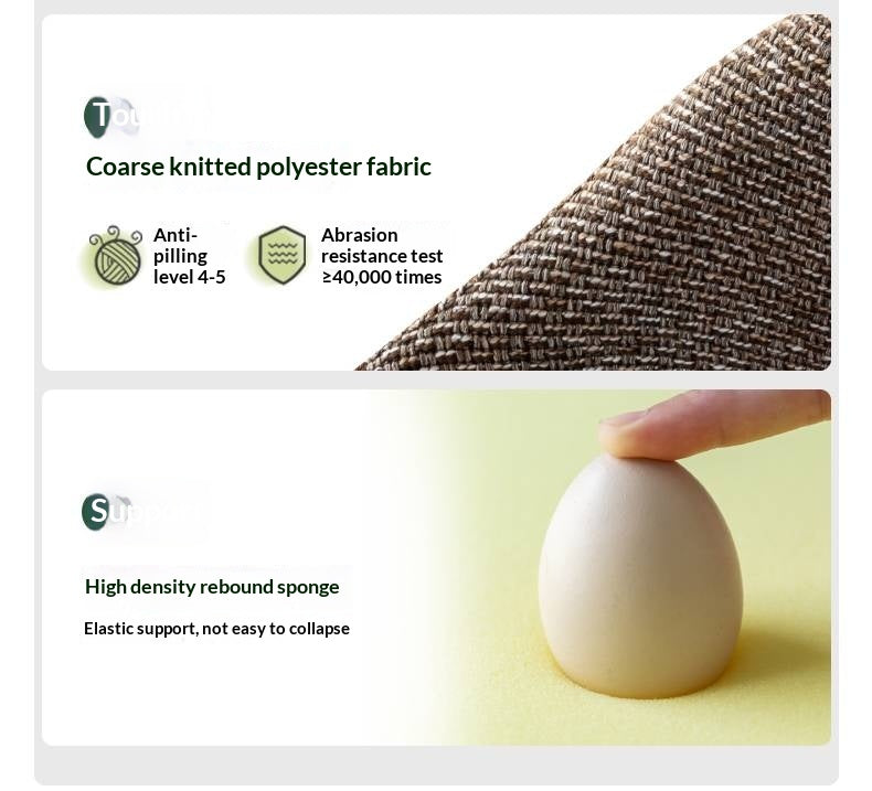 Black Walnut, Oak, Solid Rubberwood Chair with Soft Fabric/Leather Back