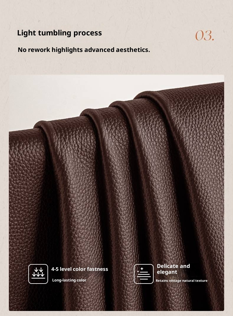 Genuine Leather Elegant Soft Backrest Bed, French Retro