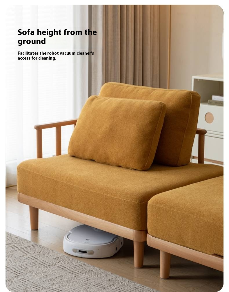 European Beech Wood Fabric Free Combination Sofa