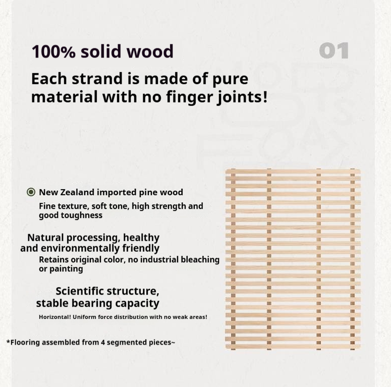 Cherry Solid Wood Soft Backrest Bed, French Retro Style