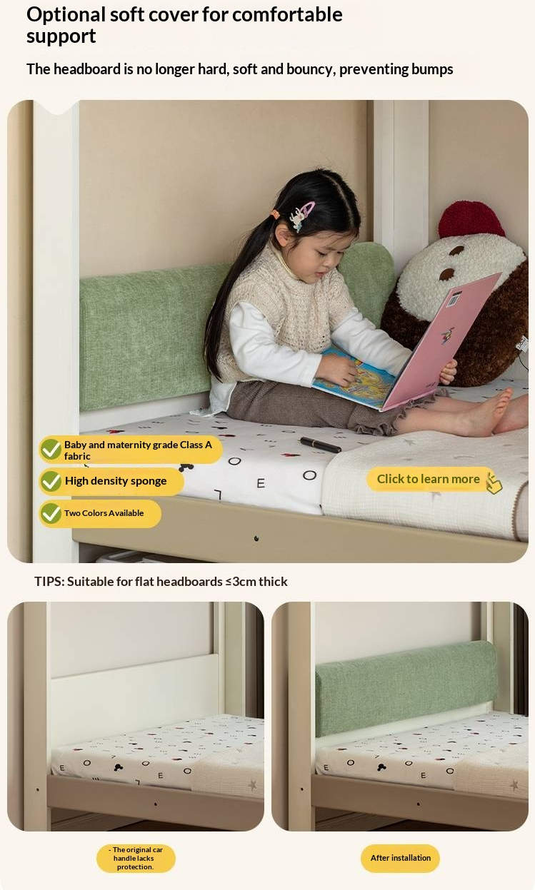 Beech Solid Wood Children's Treehouse Bed Multifunctional Loft Bed