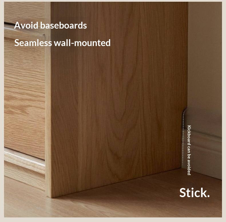 White Oak Solid Wood Bookcase and Display Cabinet with Glass Doors and Built-In Lights