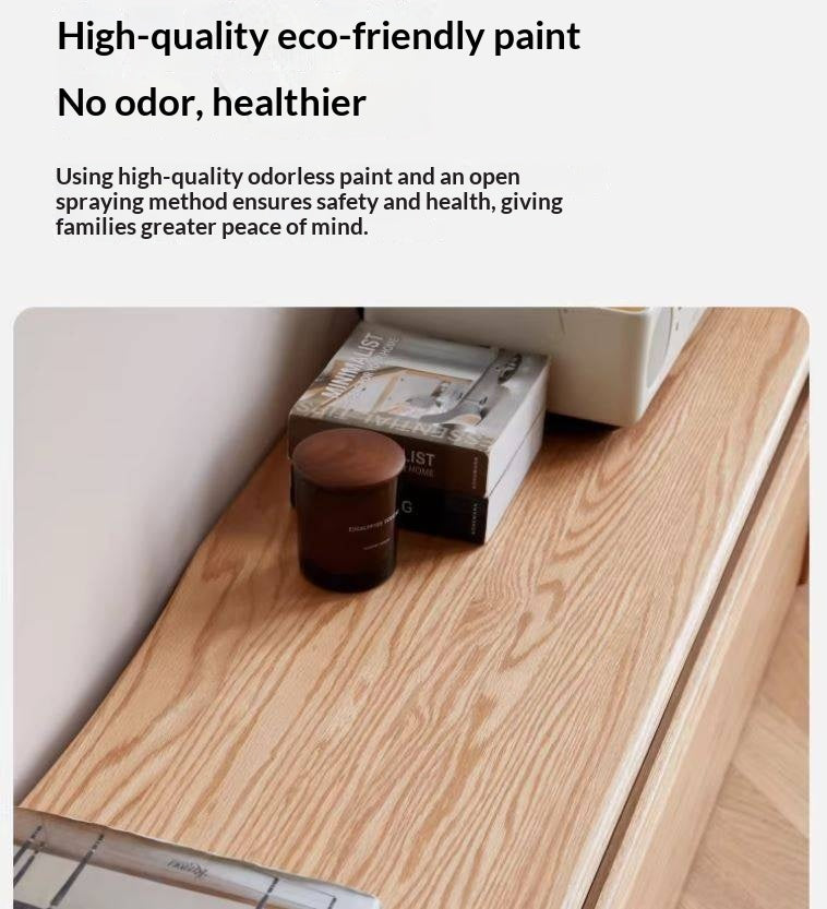 Black Walnut, Oak, Cherry Solid Wood TV Stand Floor Cabinet