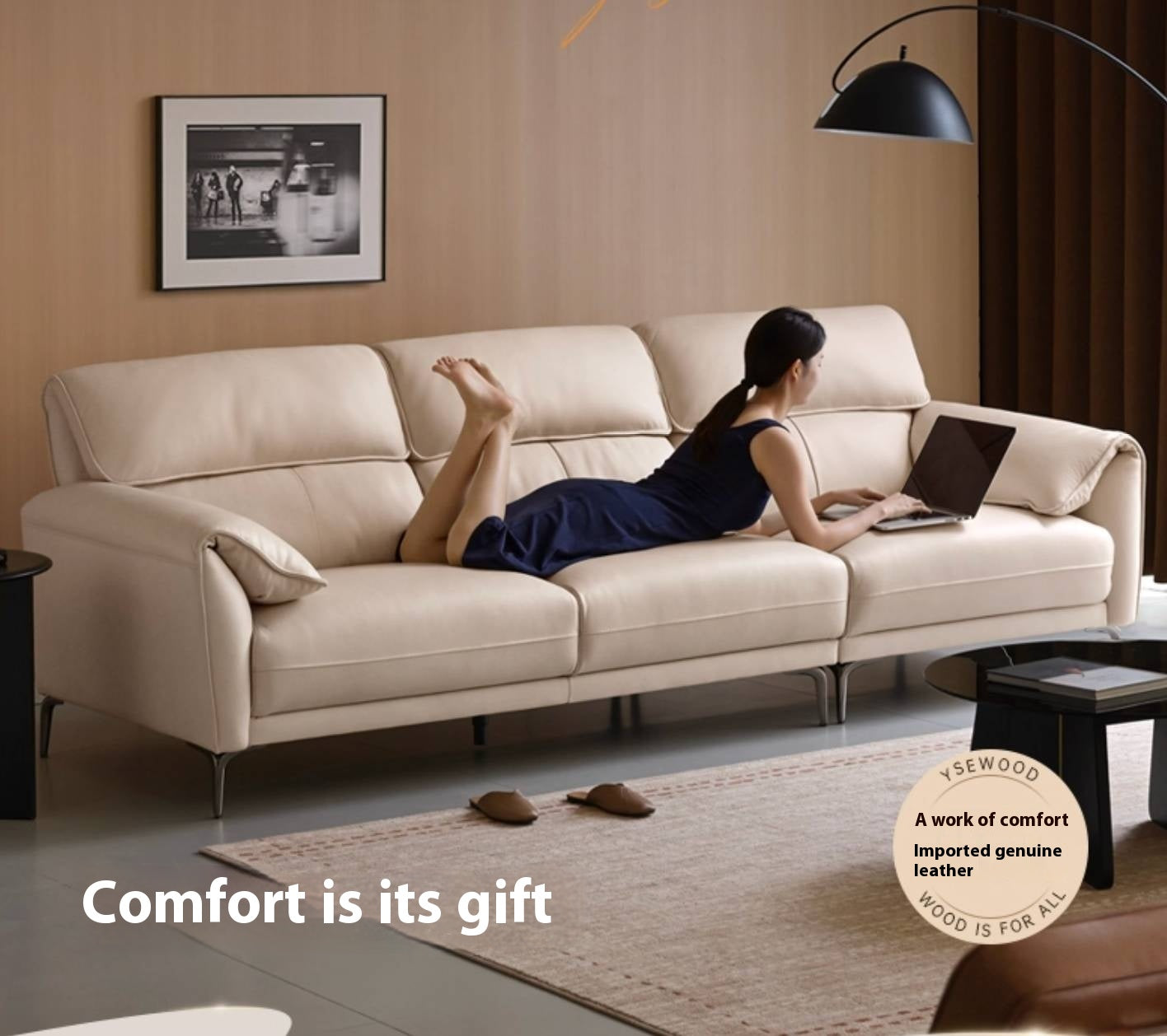 Genuine Leather Sofa