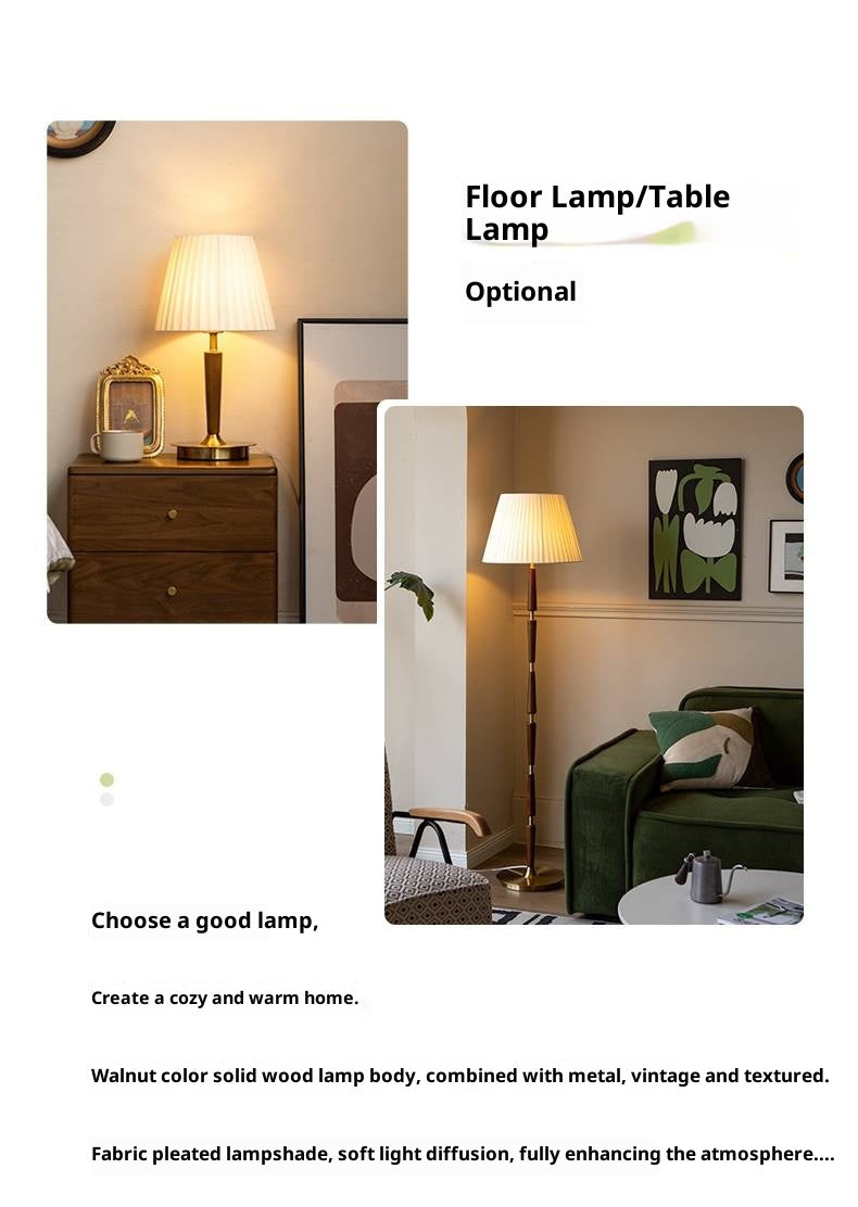 Ash Solid Wood Japanese Style Luxury Lamp