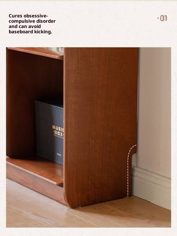 Poplar Solid Wood Antique Style Bookcase