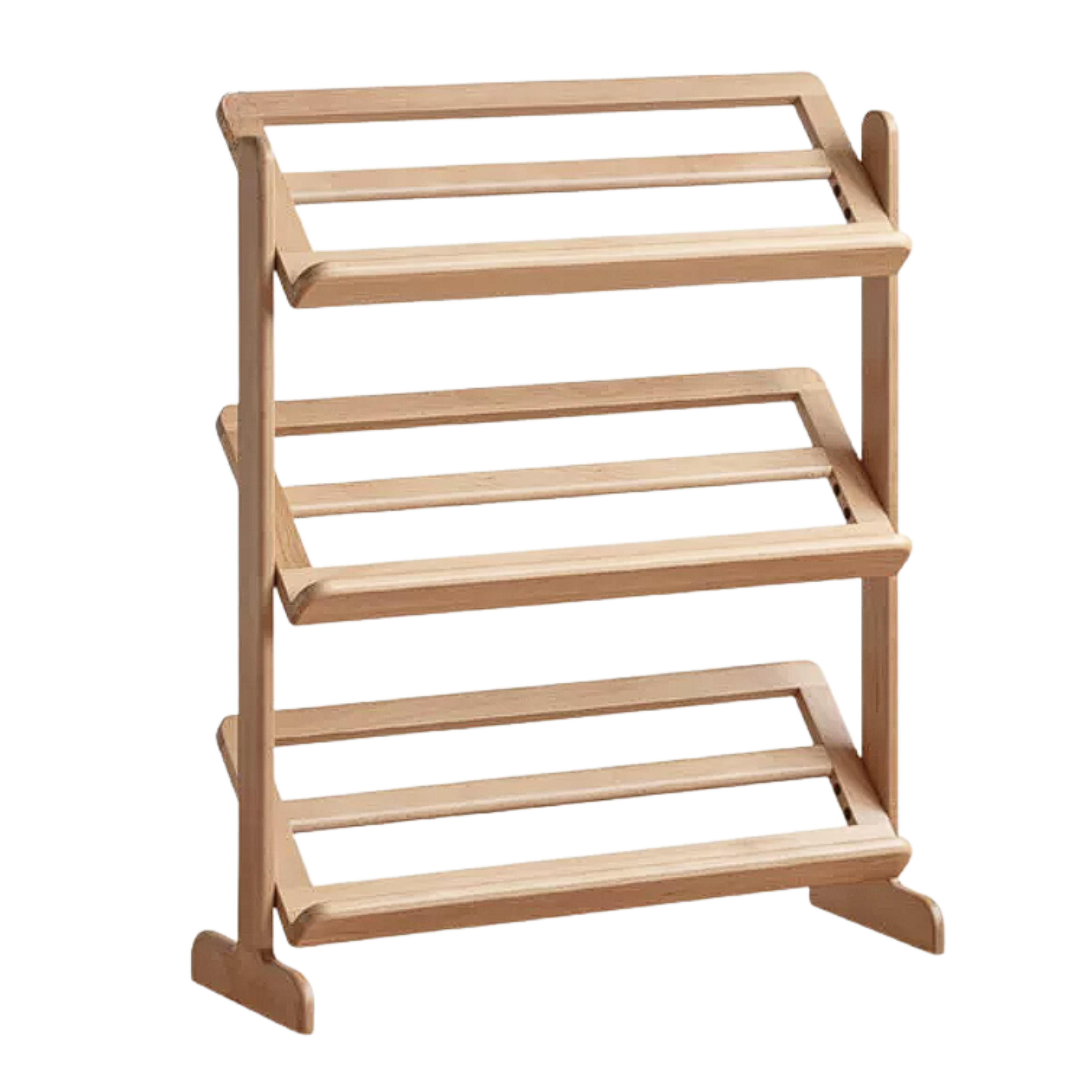 Beech Solid Wood Multi Layer Ultra Thin Shoe Racks