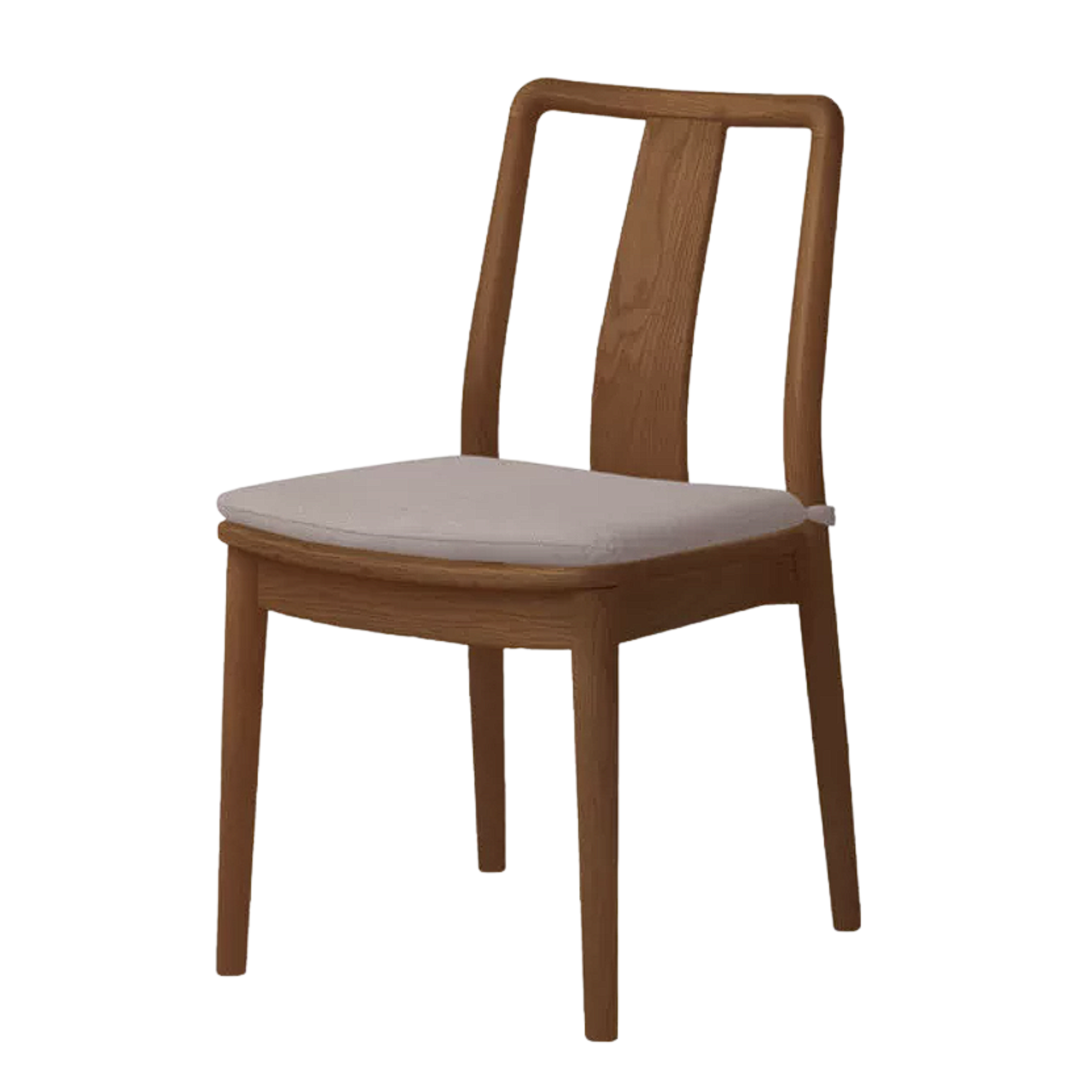 Set 4 pcs Oak Solid Wood Ming Style Dining Chair