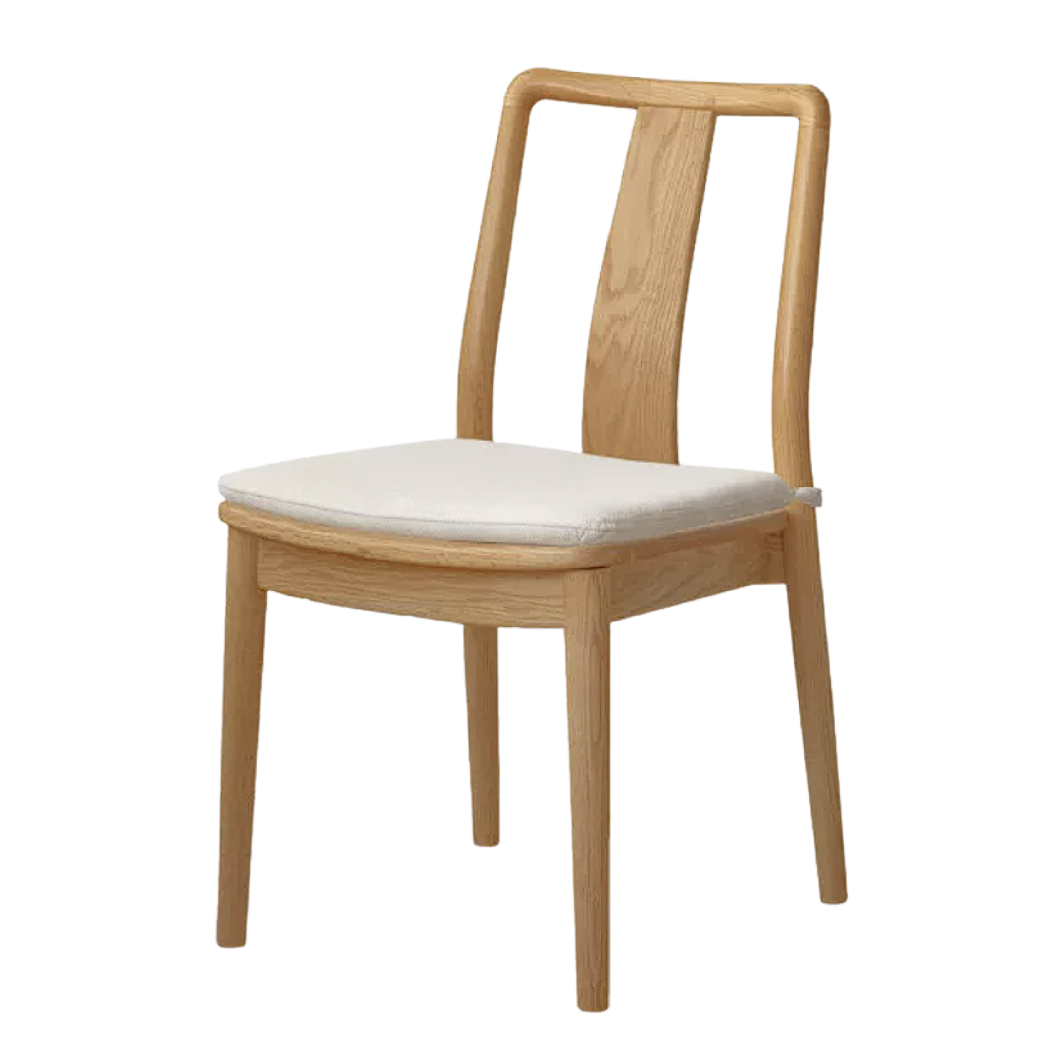 Set 4 pcs Oak Solid Wood Ming Style Dining Chair