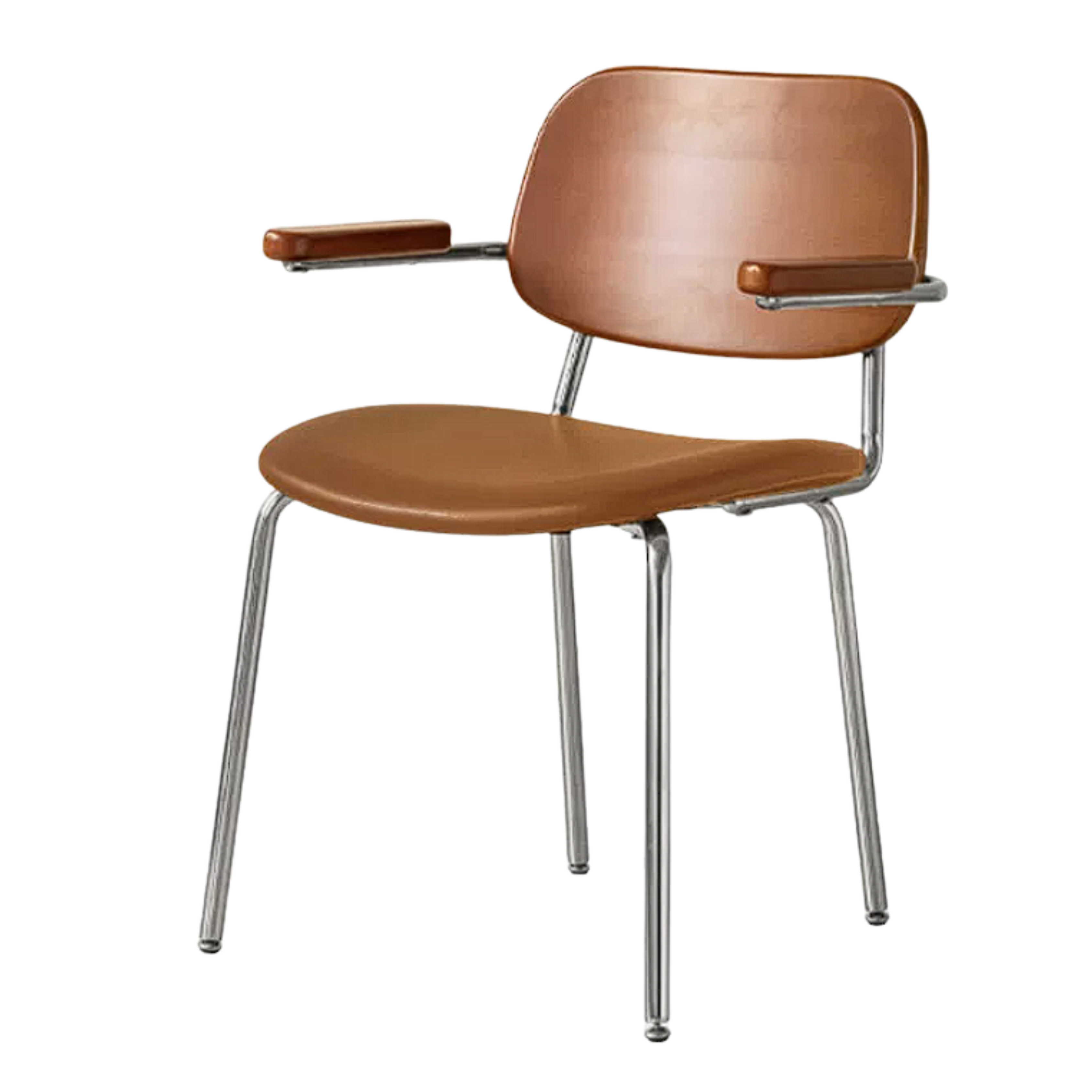 Beech Solid Wood Adjustable Office Chair, Bauhaus Style