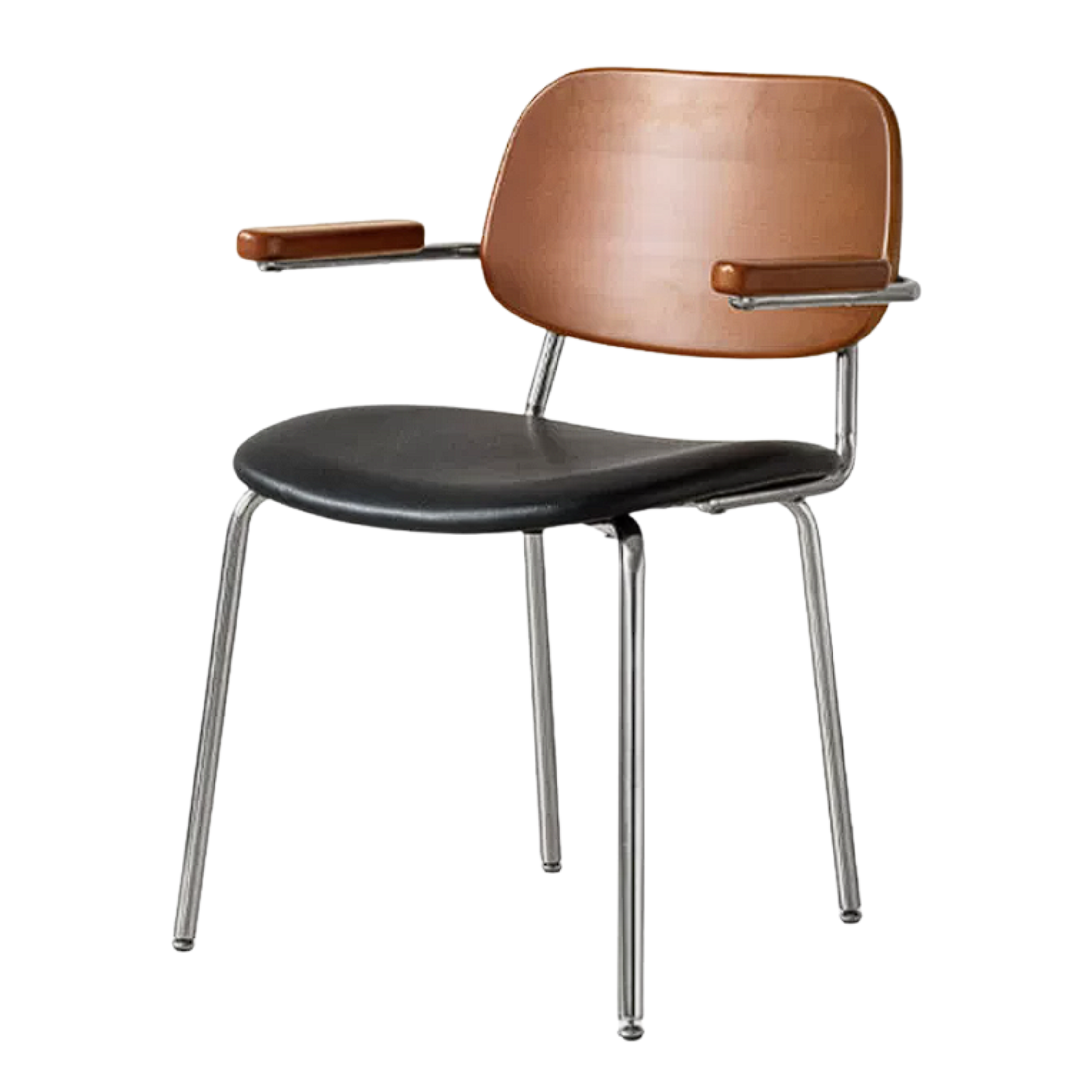 Beech Solid Wood Adjustable Office Chair, Bauhaus Style