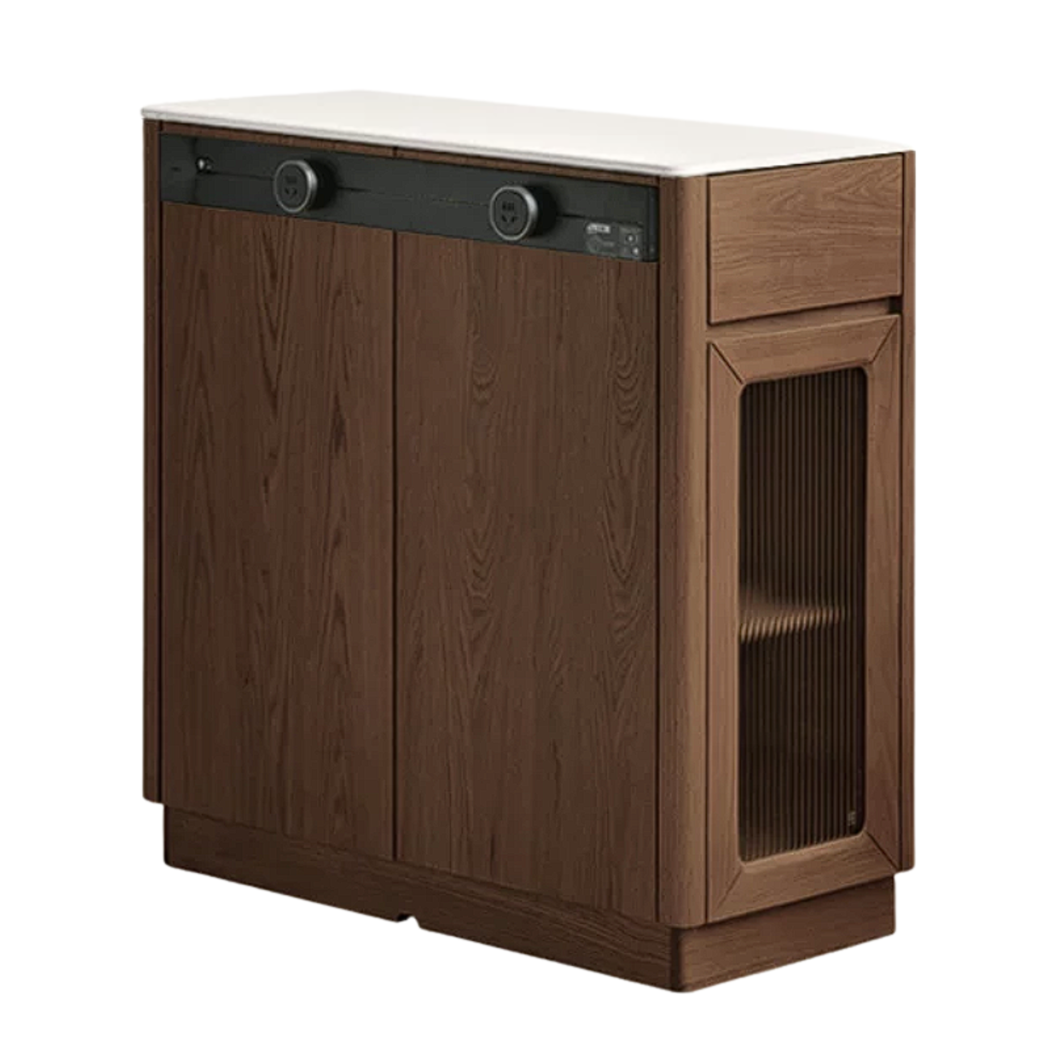 Oak, Beech Solid Wood Modern Rock Plate Island Table