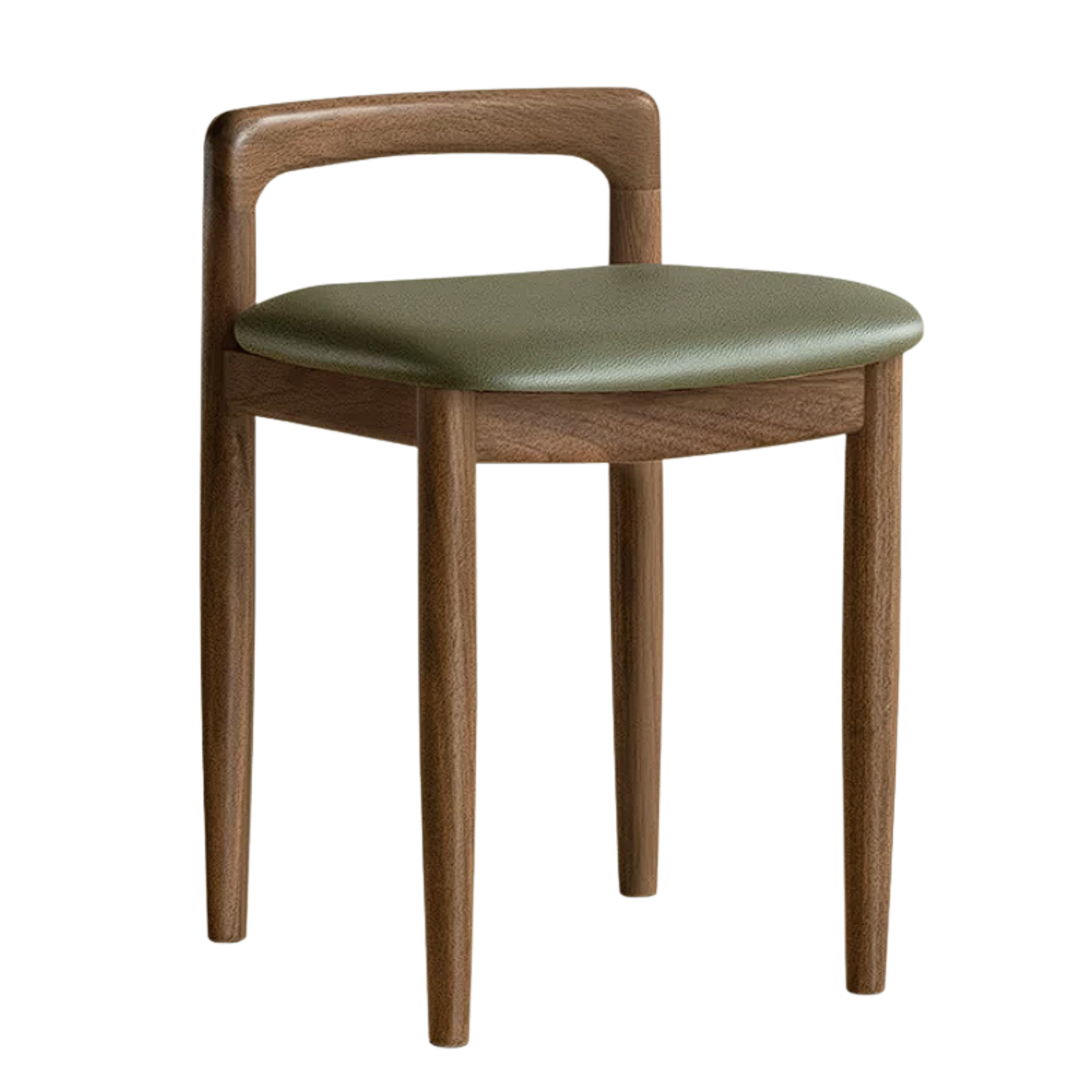 Oak, Cherry, Beech Solid Wood Makeup Stool Chair