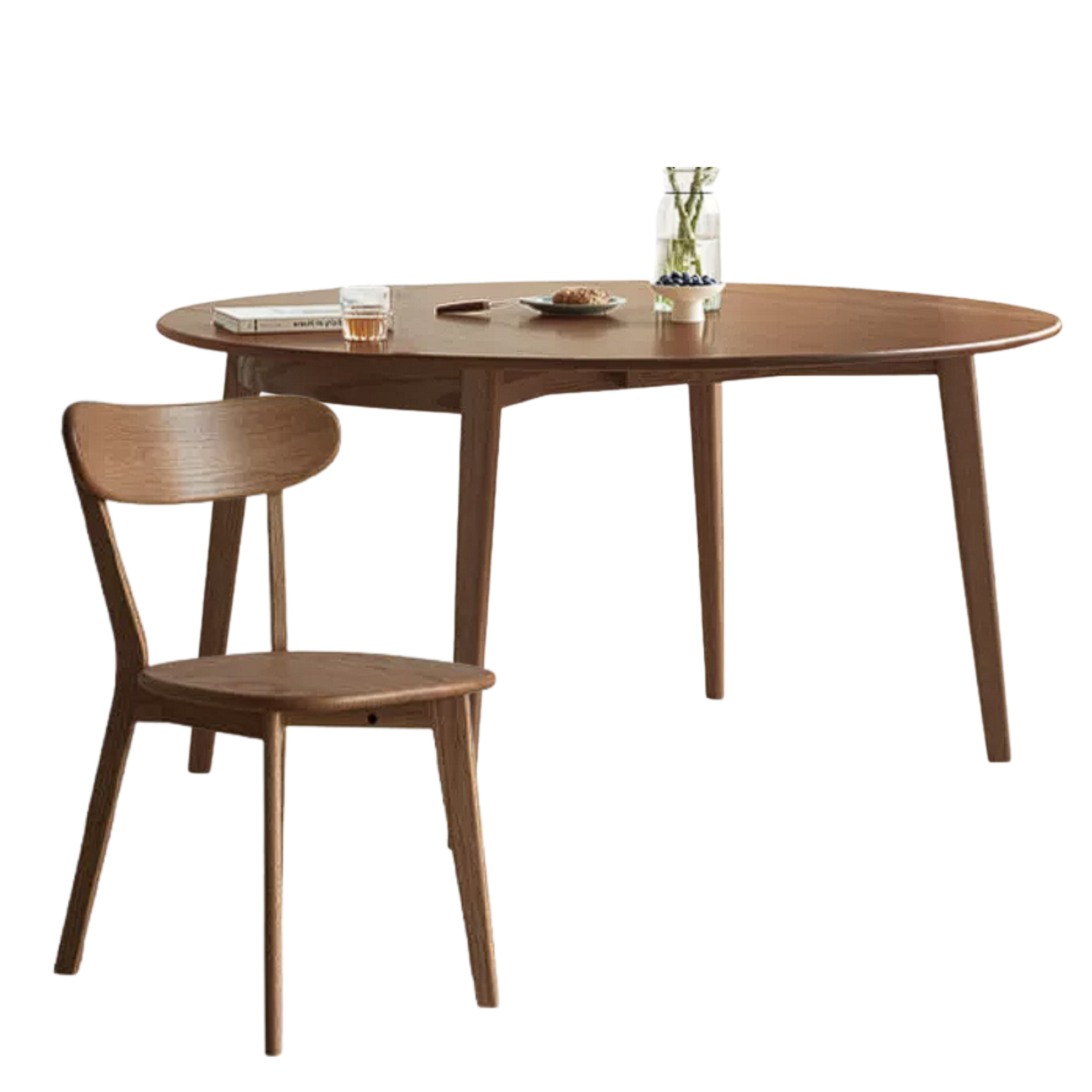 Oak Solid Wood Folding Dining Table