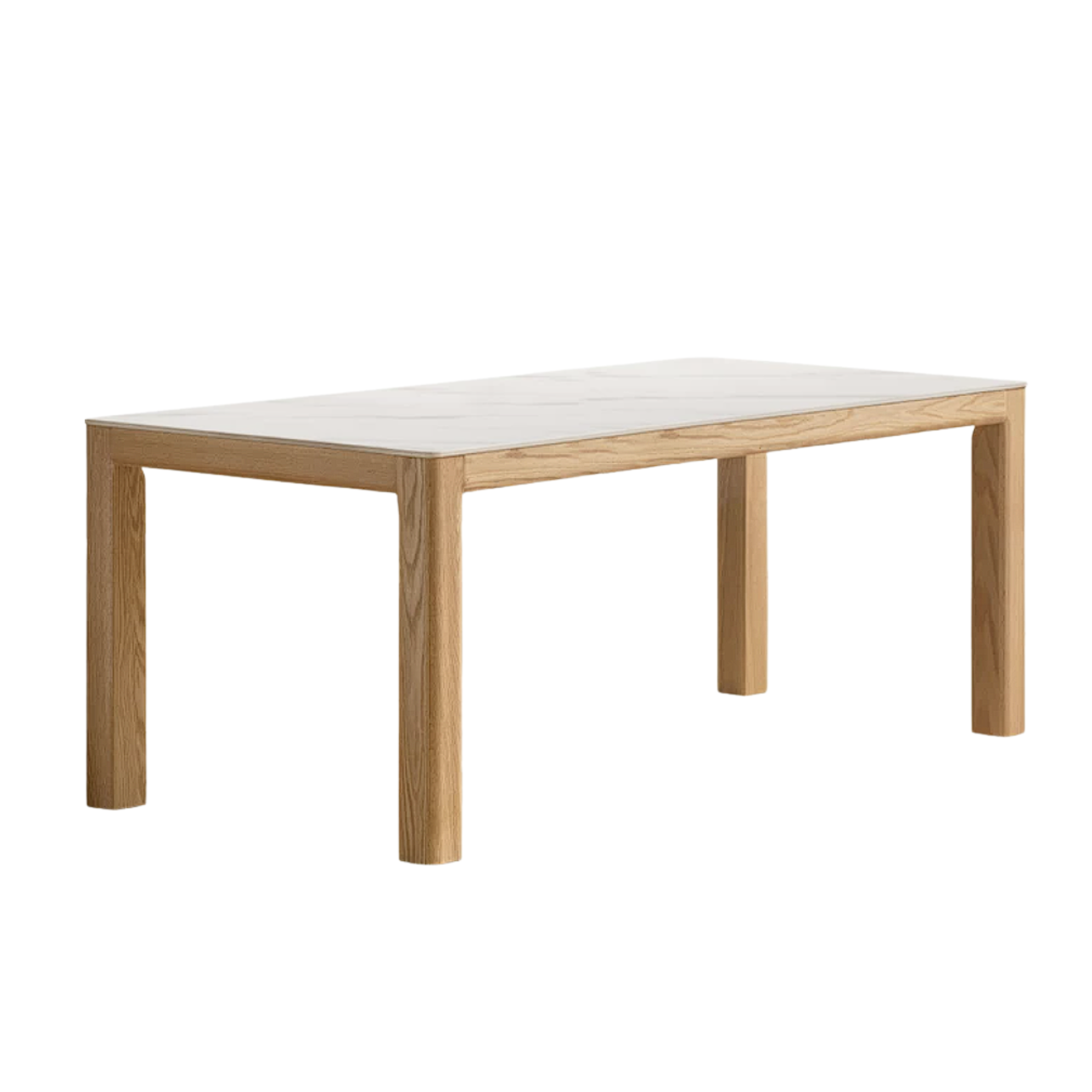 Oak Solid Wood Simple Shape Dining Table