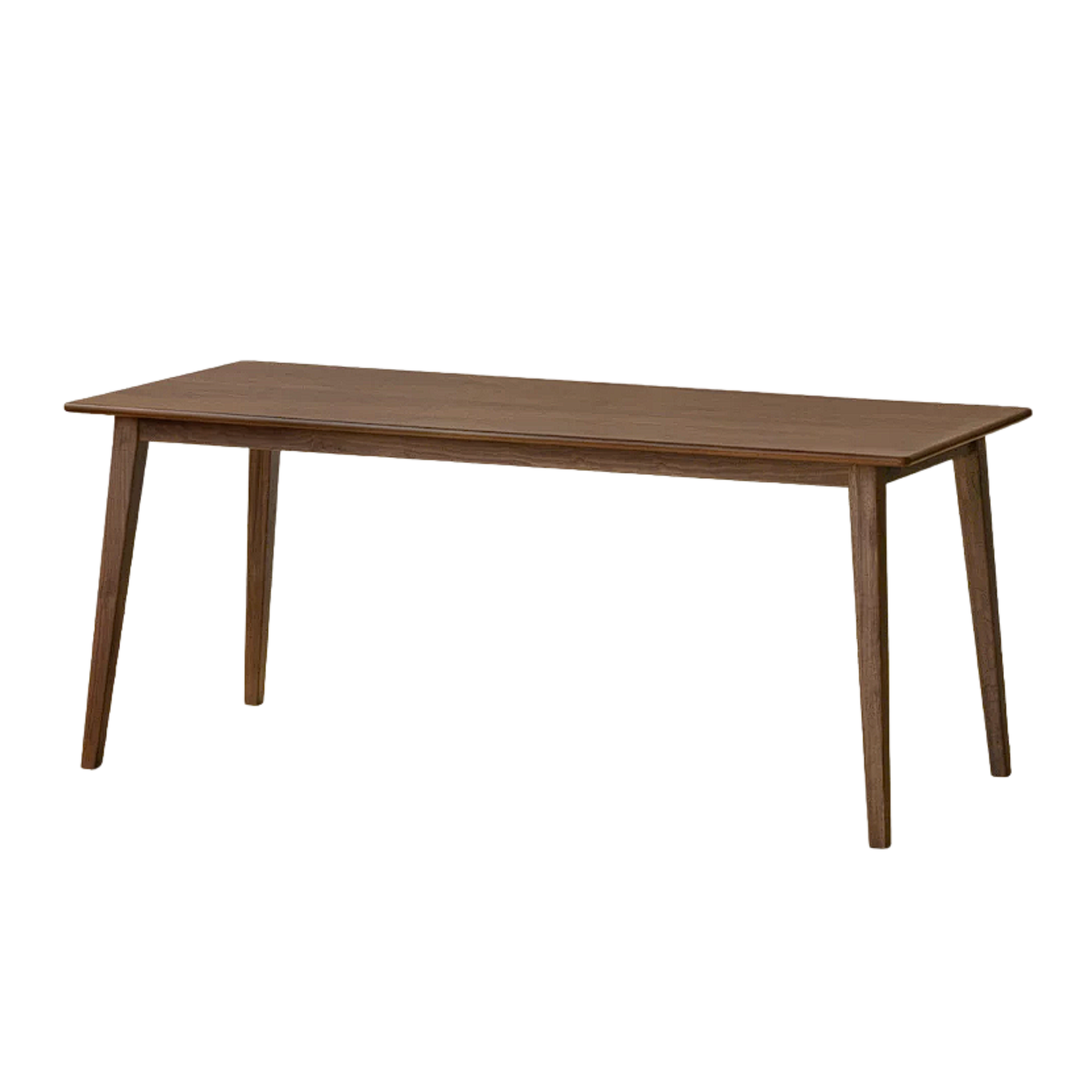 Black Walnut, Birch Solid Wood Dining Table