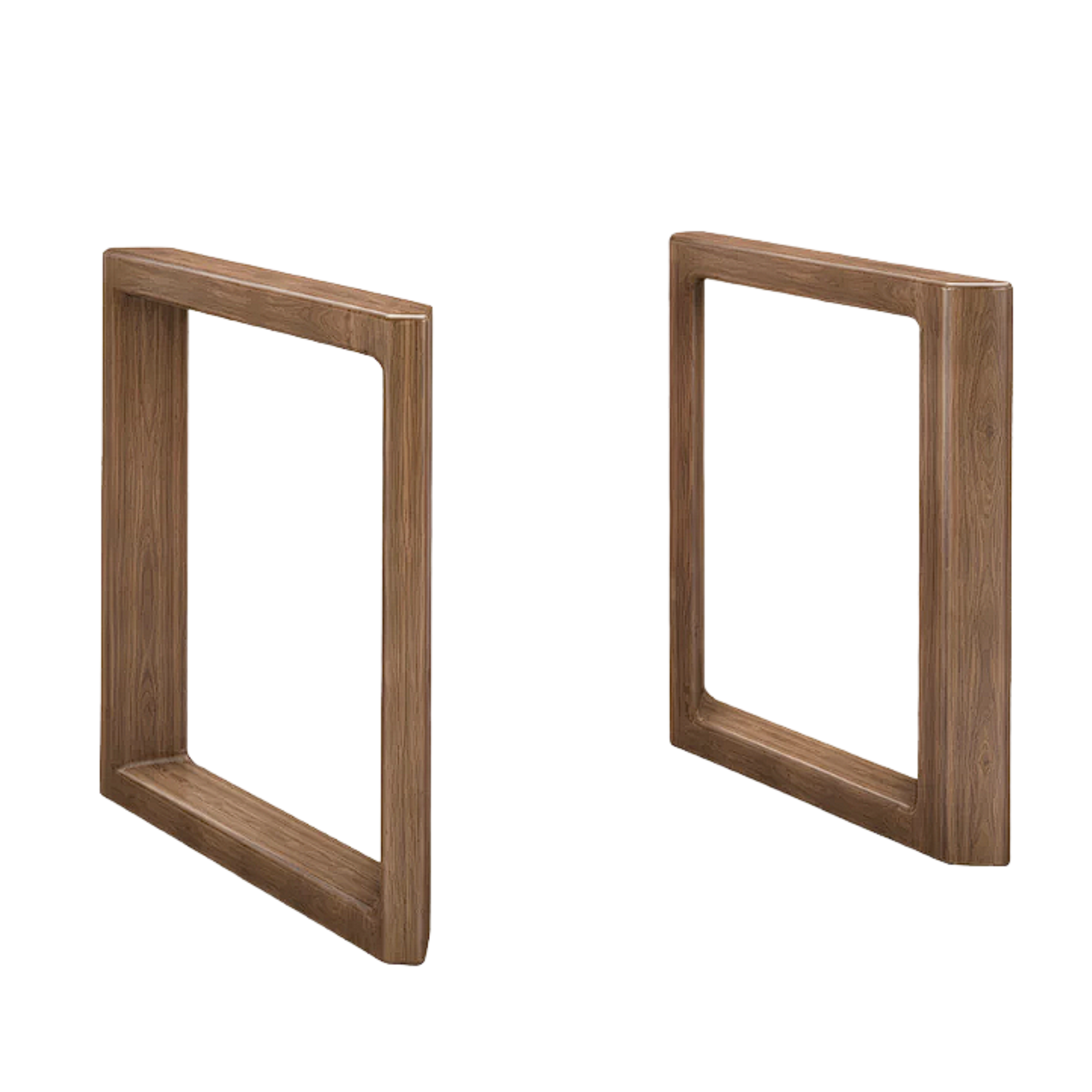 Black Walnut, South American Walnut, Ash Solid Wood, Metal, Acrylic Table Legs
