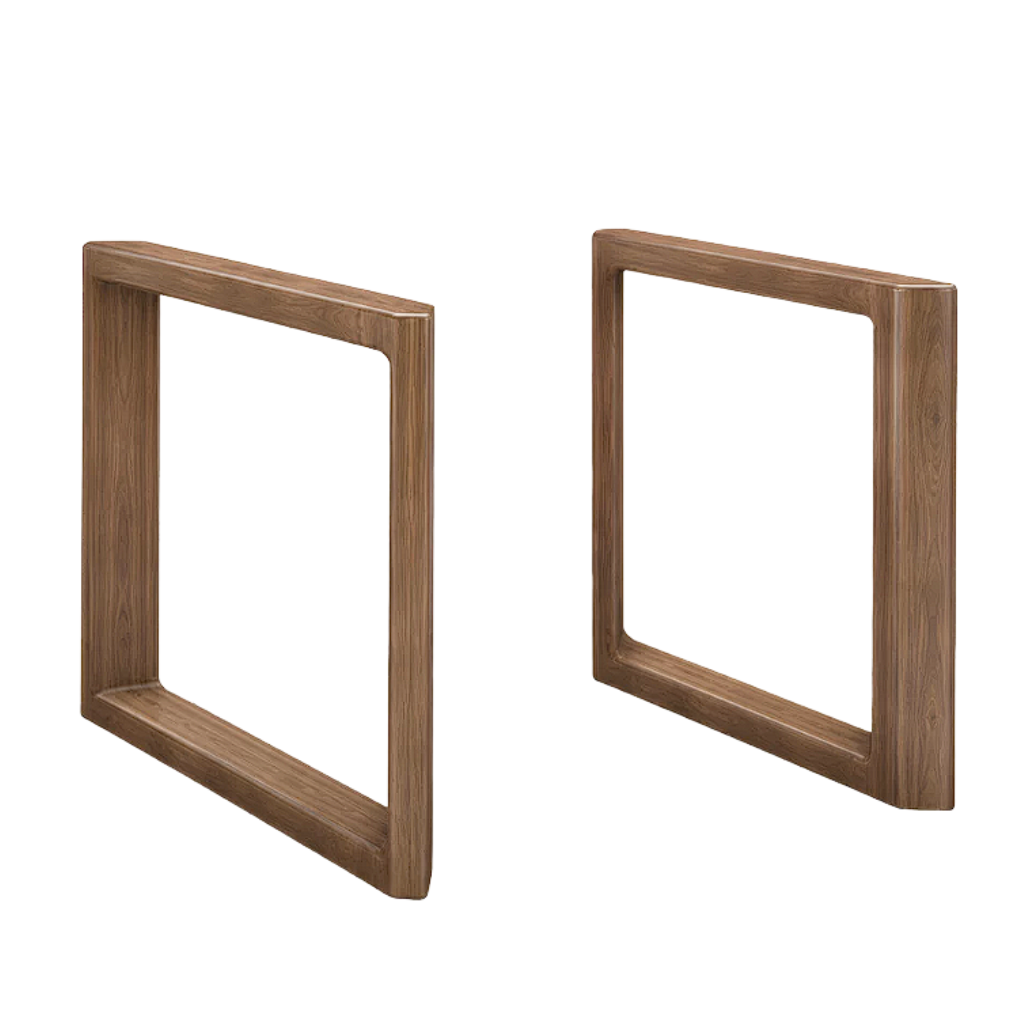 Black Walnut, South American Walnut, Ash Solid Wood, Metal, Acrylic Table Legs