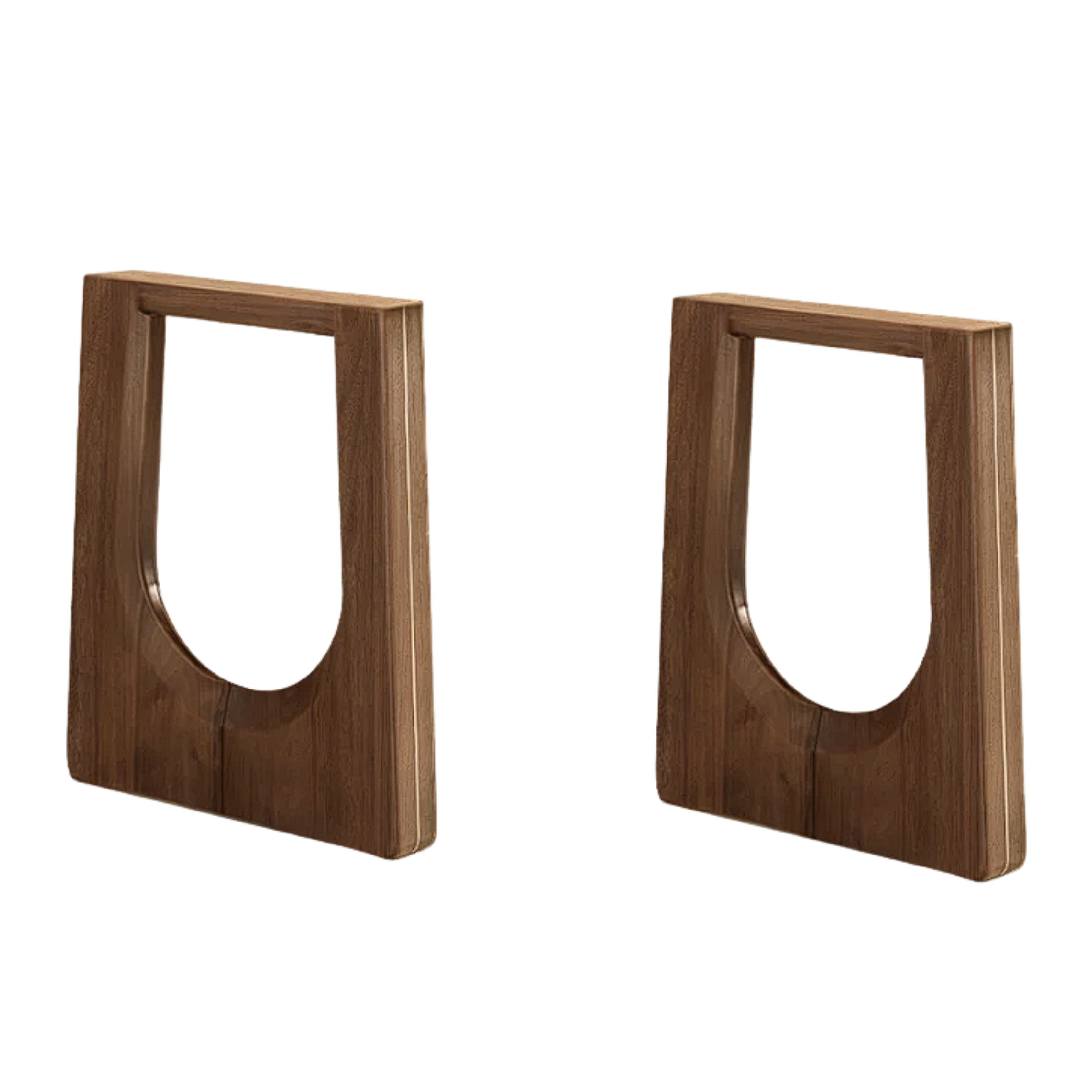 Black Walnut, South American Walnut, Ash Solid Wood, Metal, Acrylic Table Legs
