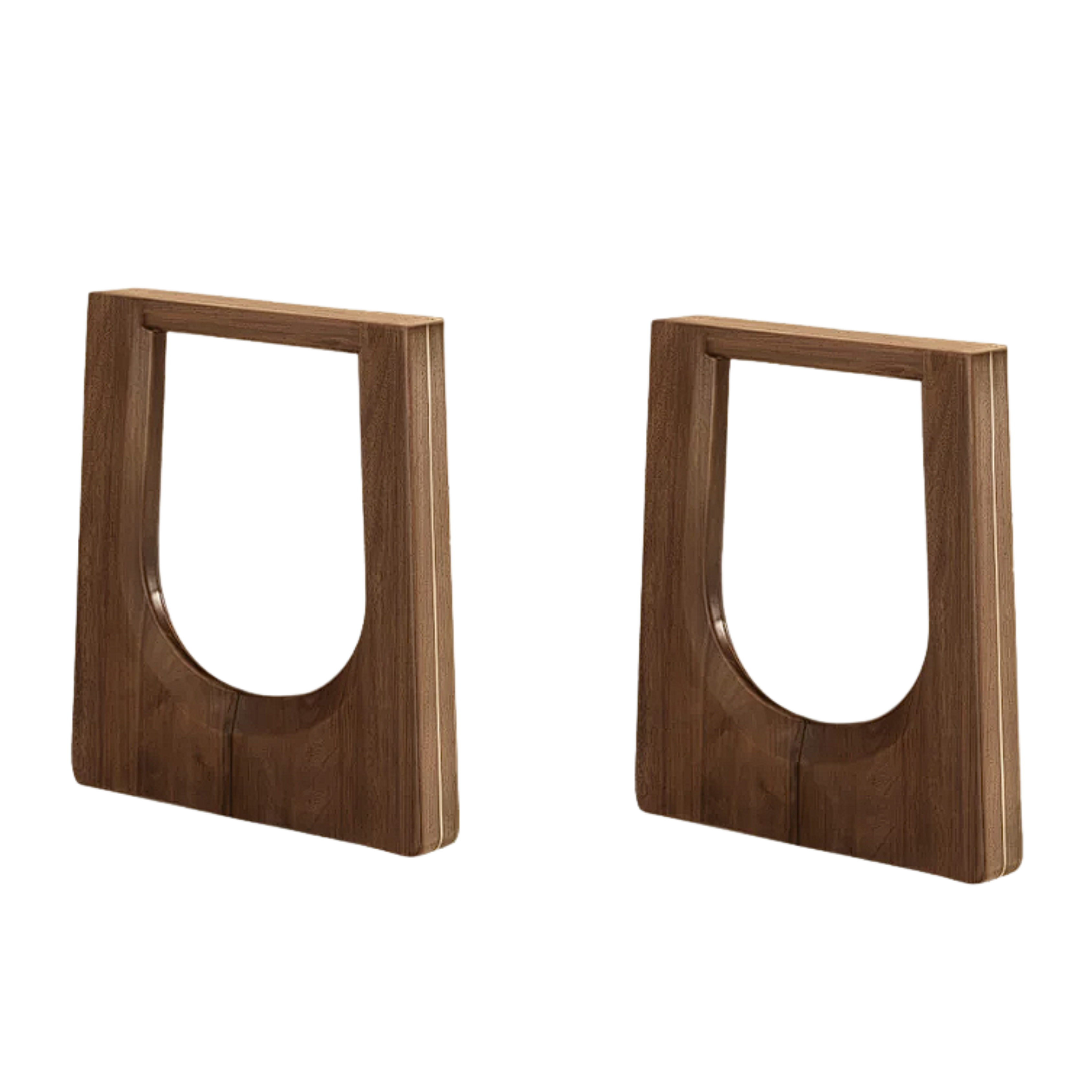 Black Walnut, South American Walnut, Ash Solid Wood, Metal, Acrylic Table Legs