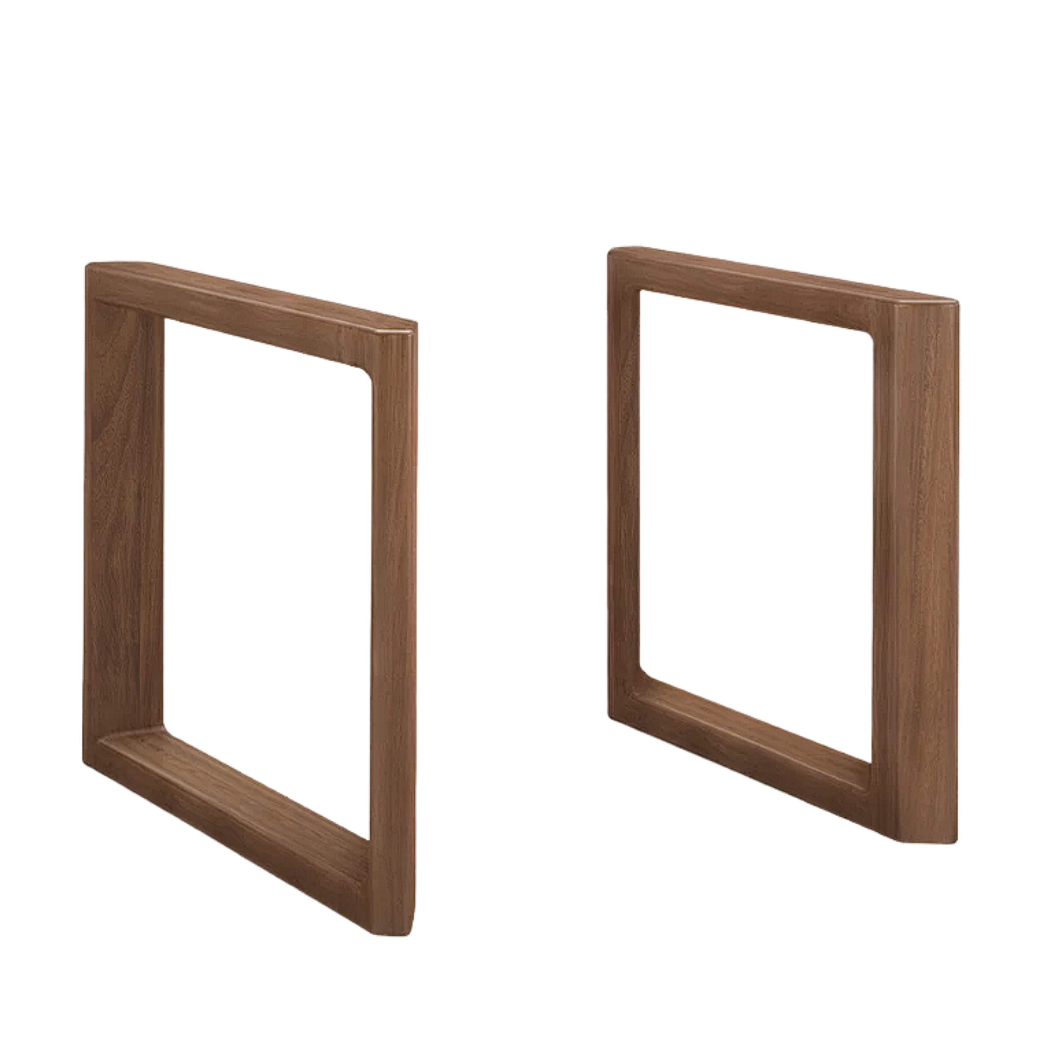 Black Walnut, South American Walnut, Ash Solid Wood, Metal, Acrylic Table Legs
