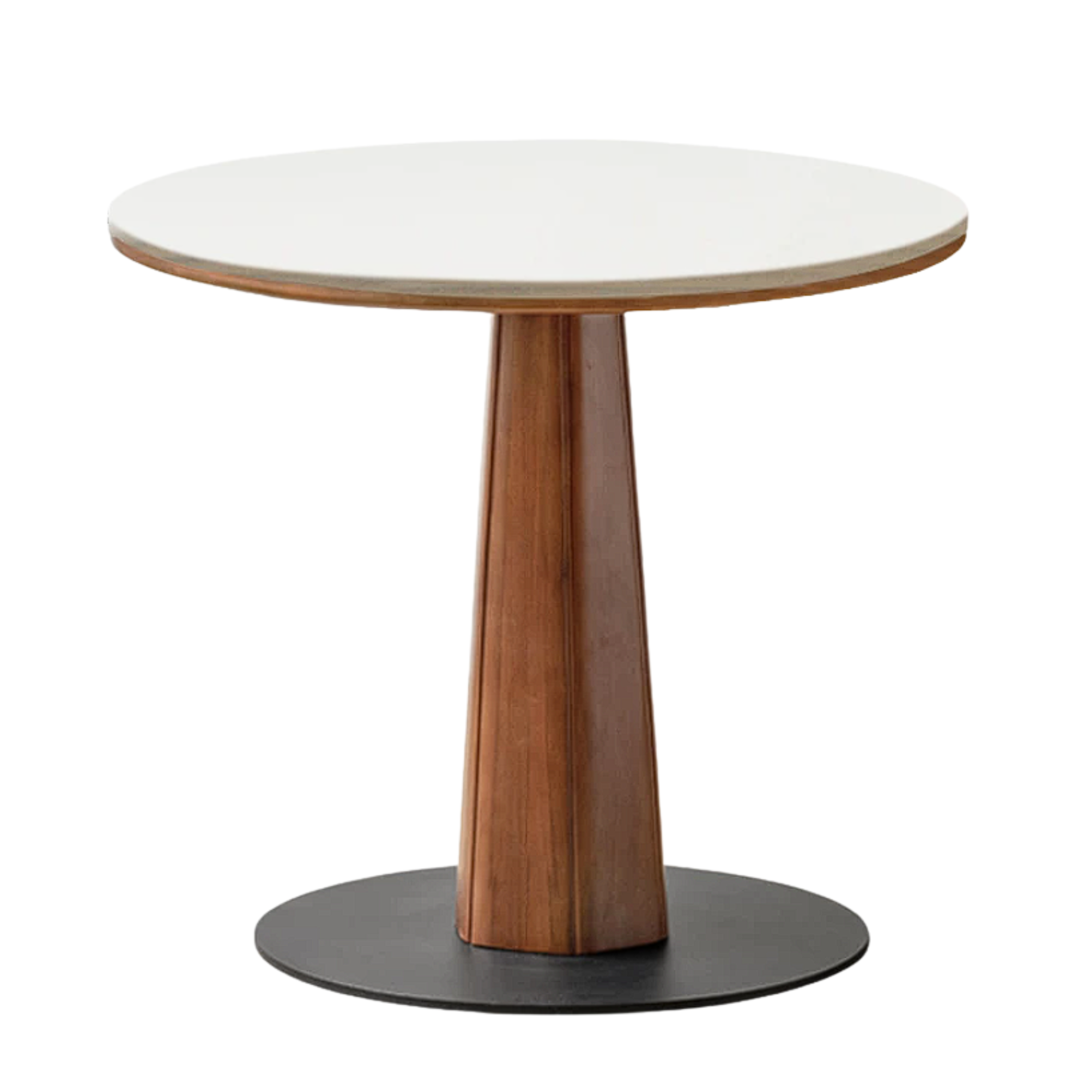 Poplar Solid Wood Medieval Style Rock Dining Table