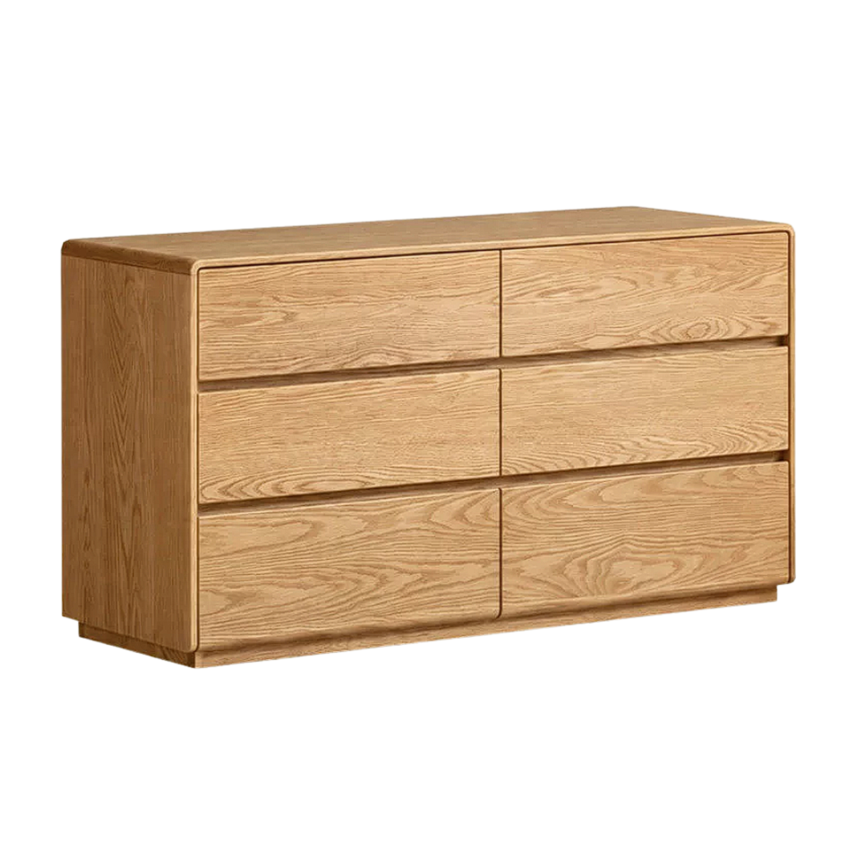 Oak, Ash Solid Wood Retractable Vanity Table Storage Cabinet