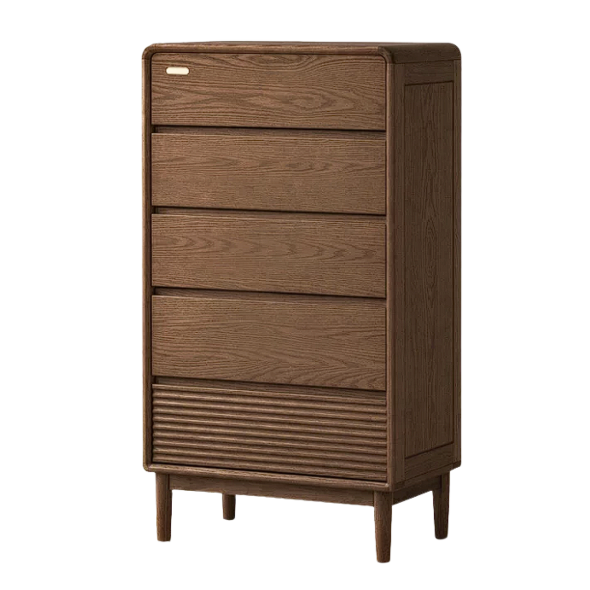 Ash, Oak Solid Wood Chest of Drawers with Modern Minimalist Design