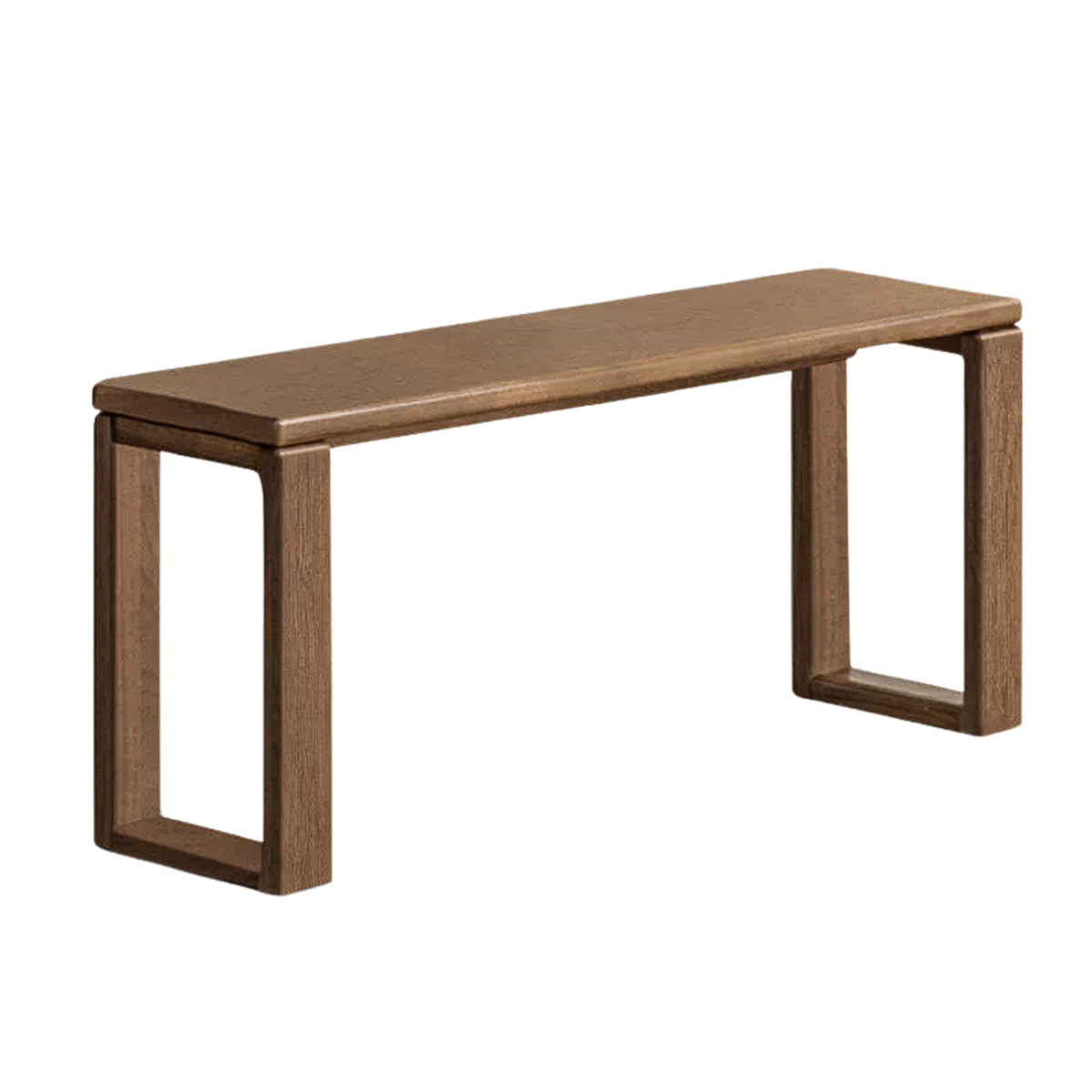 Black Walnut, Oak, Ash, Golden Sandalwood Solid Wood Long Bench