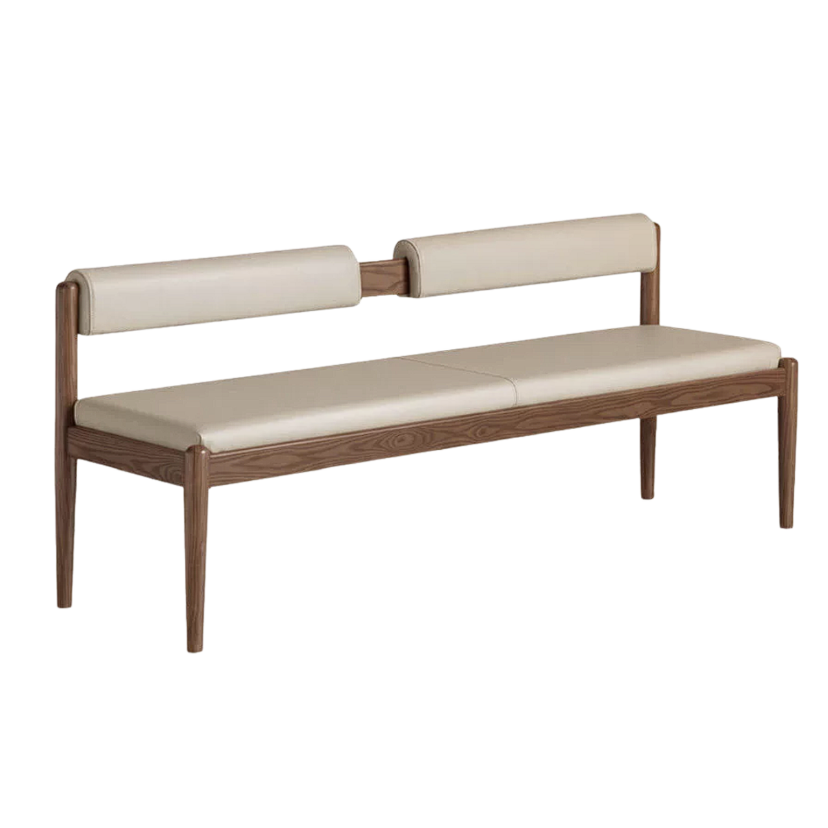 Black Walnut, Oak Solid Wood Long Bench