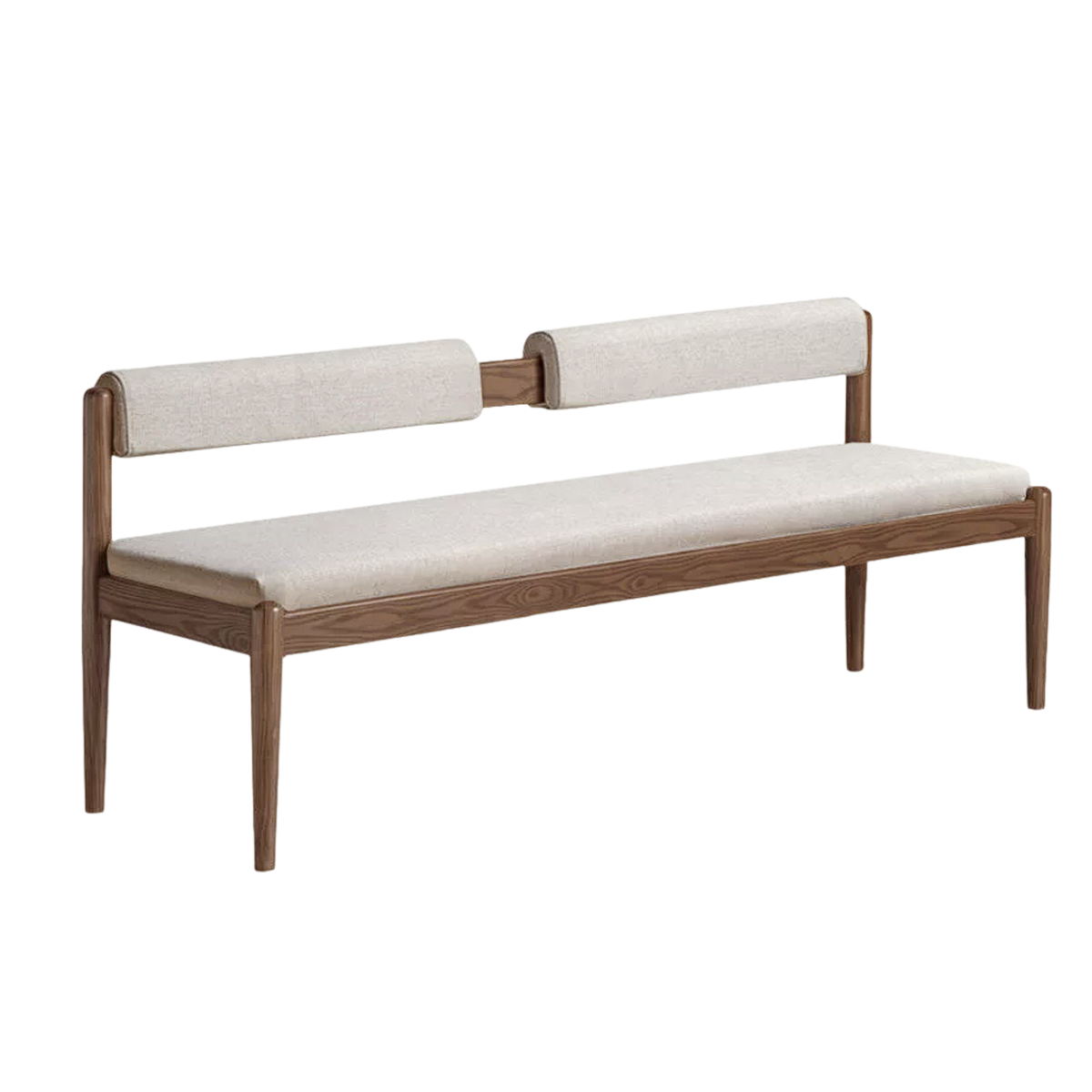 Black Walnut, Oak Solid Wood Long Bench