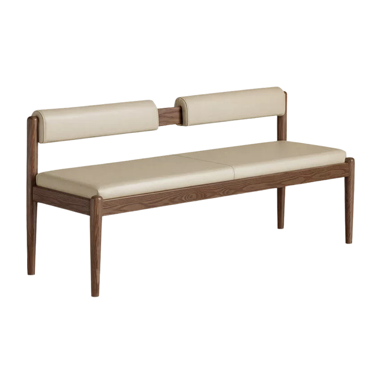 Black Walnut, Oak Solid Wood Long Bench