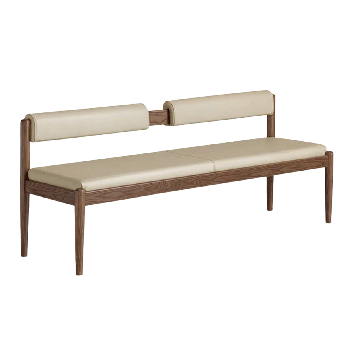 Black Walnut, Oak Solid Wood Long Bench