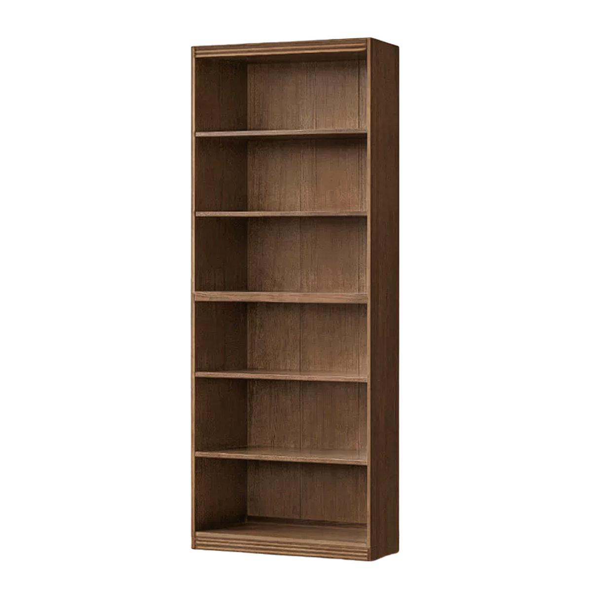 Black Walnut, Oak, Ash Solid Wood Floor-Standing Bookcase with Luxury Storage Cabinet