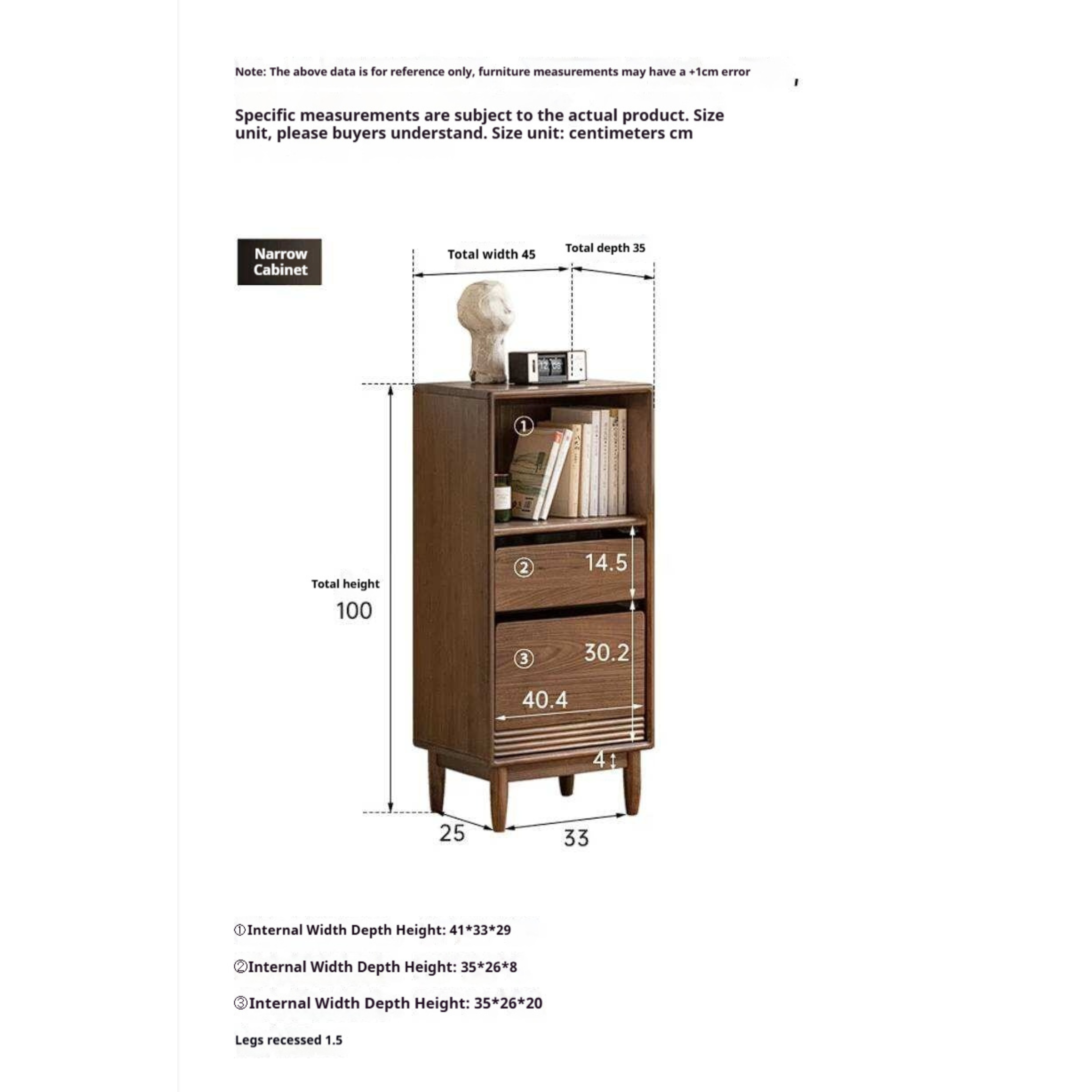 Black Walnut, Golden Rosewood, Oak, Ash, Cherry Solid Wood Side Cabinet with Minimalist TV Stand Storage Design