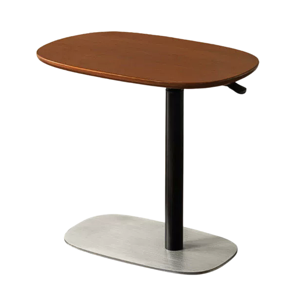 Poplar, Cherry Wood Solid Wood Vintage Style Adjustable Side Table