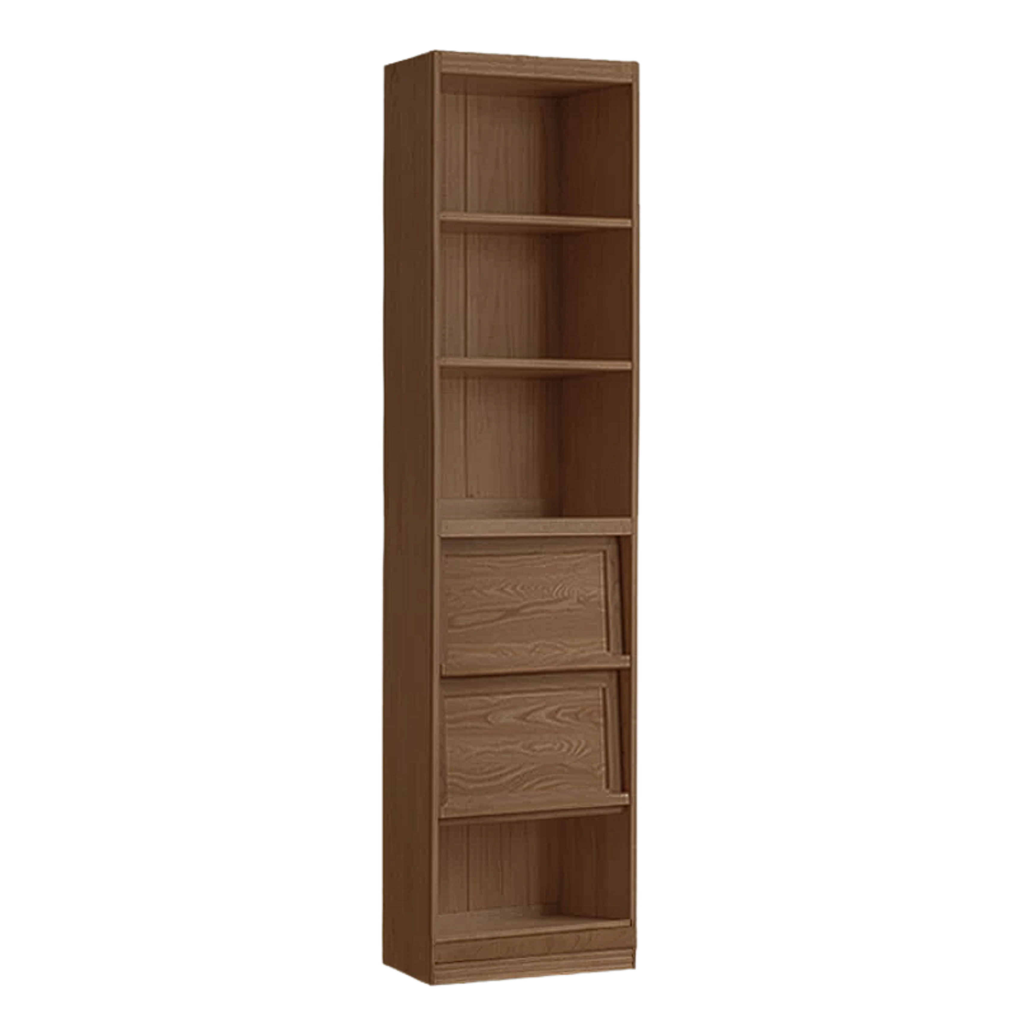 Sandalwood, Oak, Ash Solid Wood Combination Bookcase