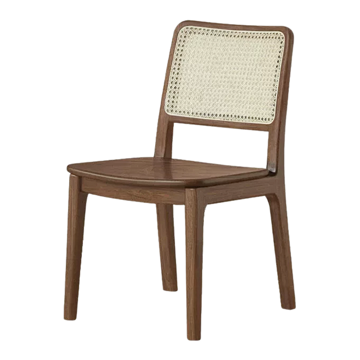 Set 4 pcs Oak, Beech, Rosewood, Sandalwood Solid Wood Cane Back Dining Chair