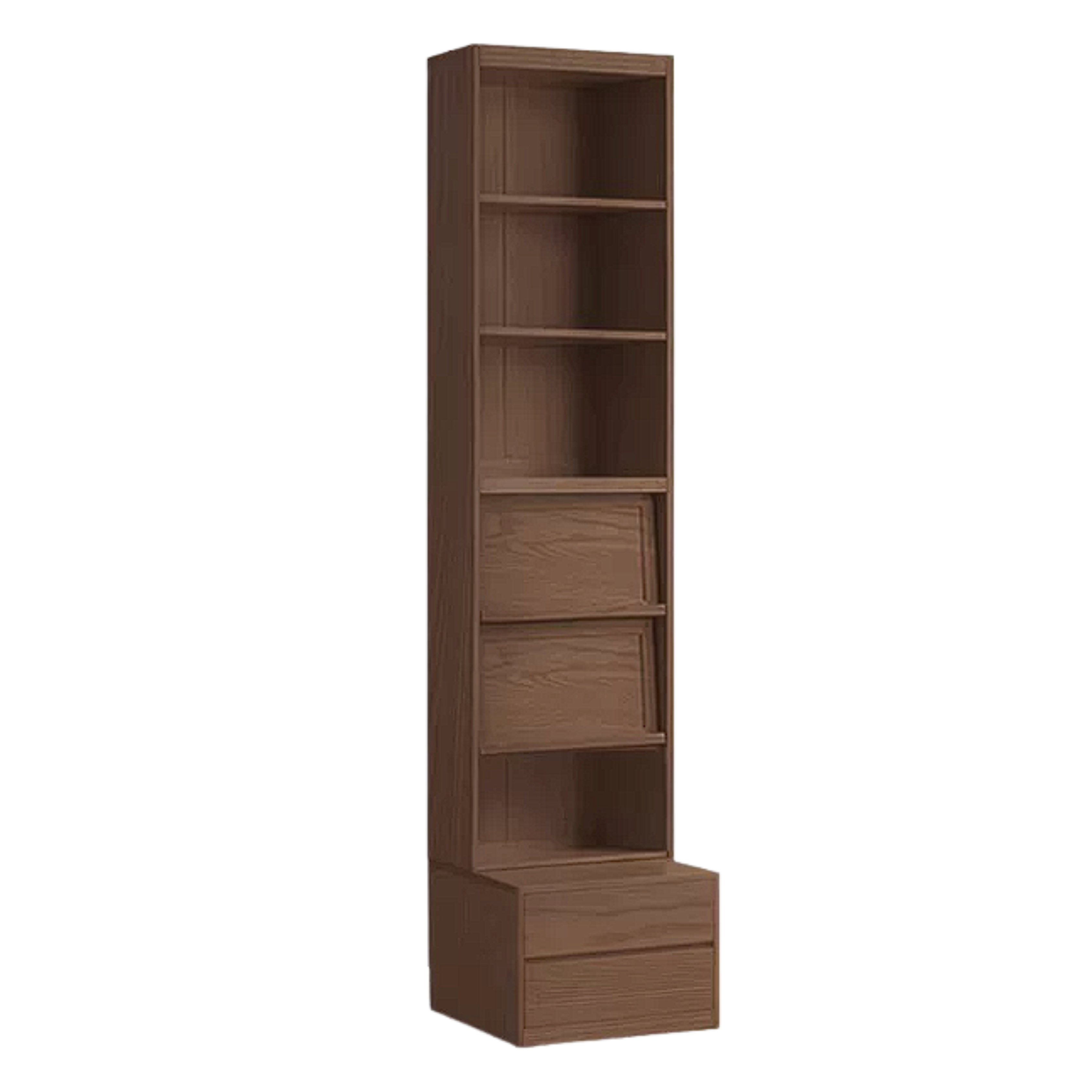 Sandalwood, Oak, Ash Solid Wood Combination Bookcase