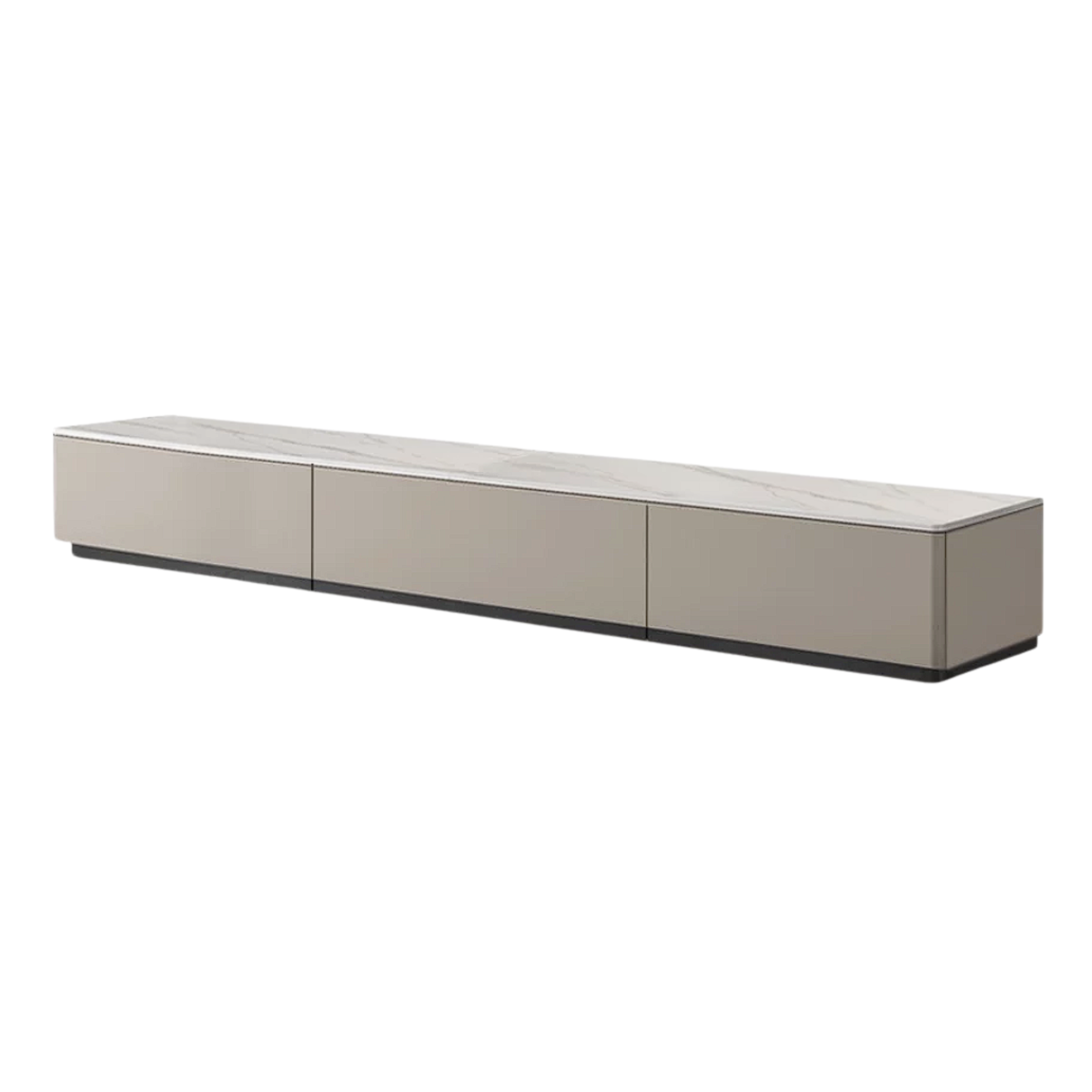 Poplar Solid Wood Rock Slab TV Stand