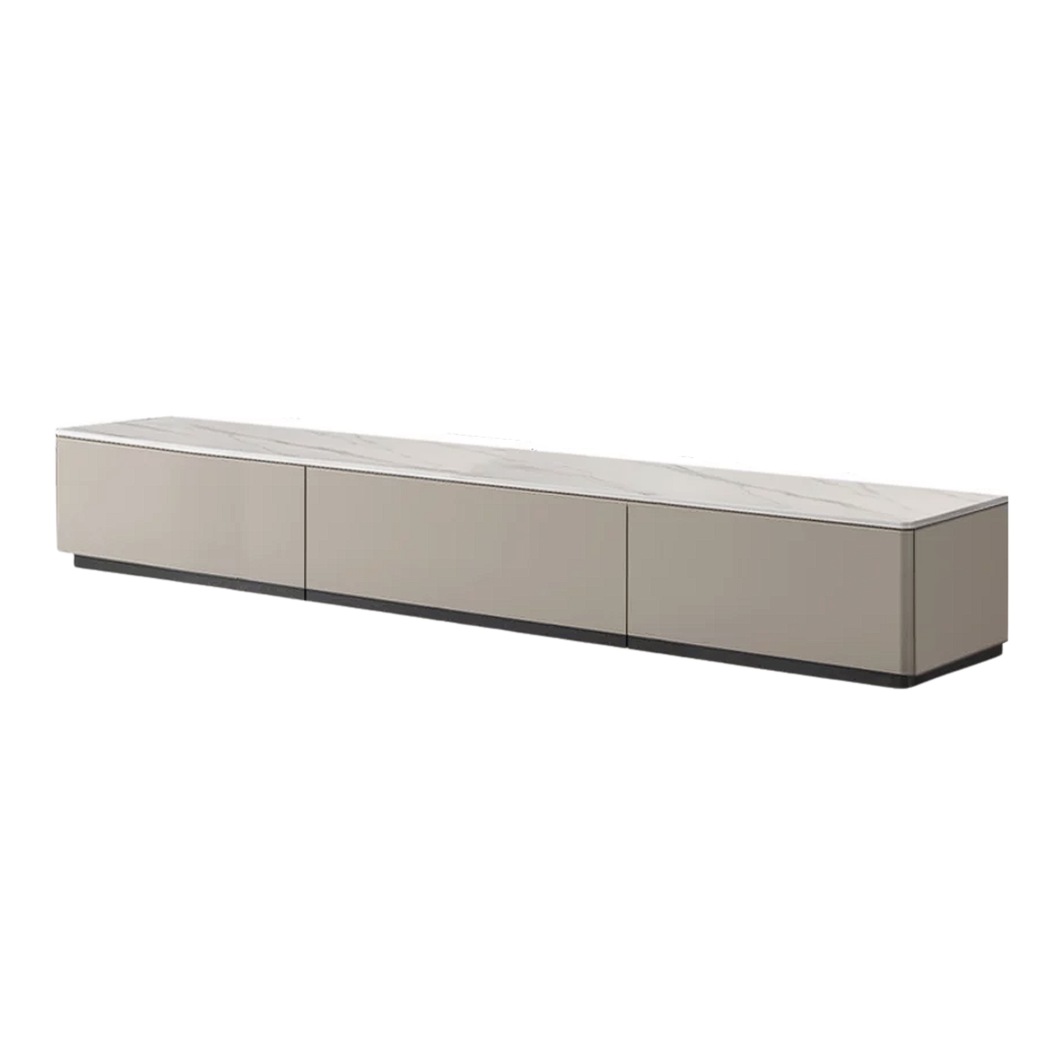 Poplar Solid Wood Rock Slab TV Stand