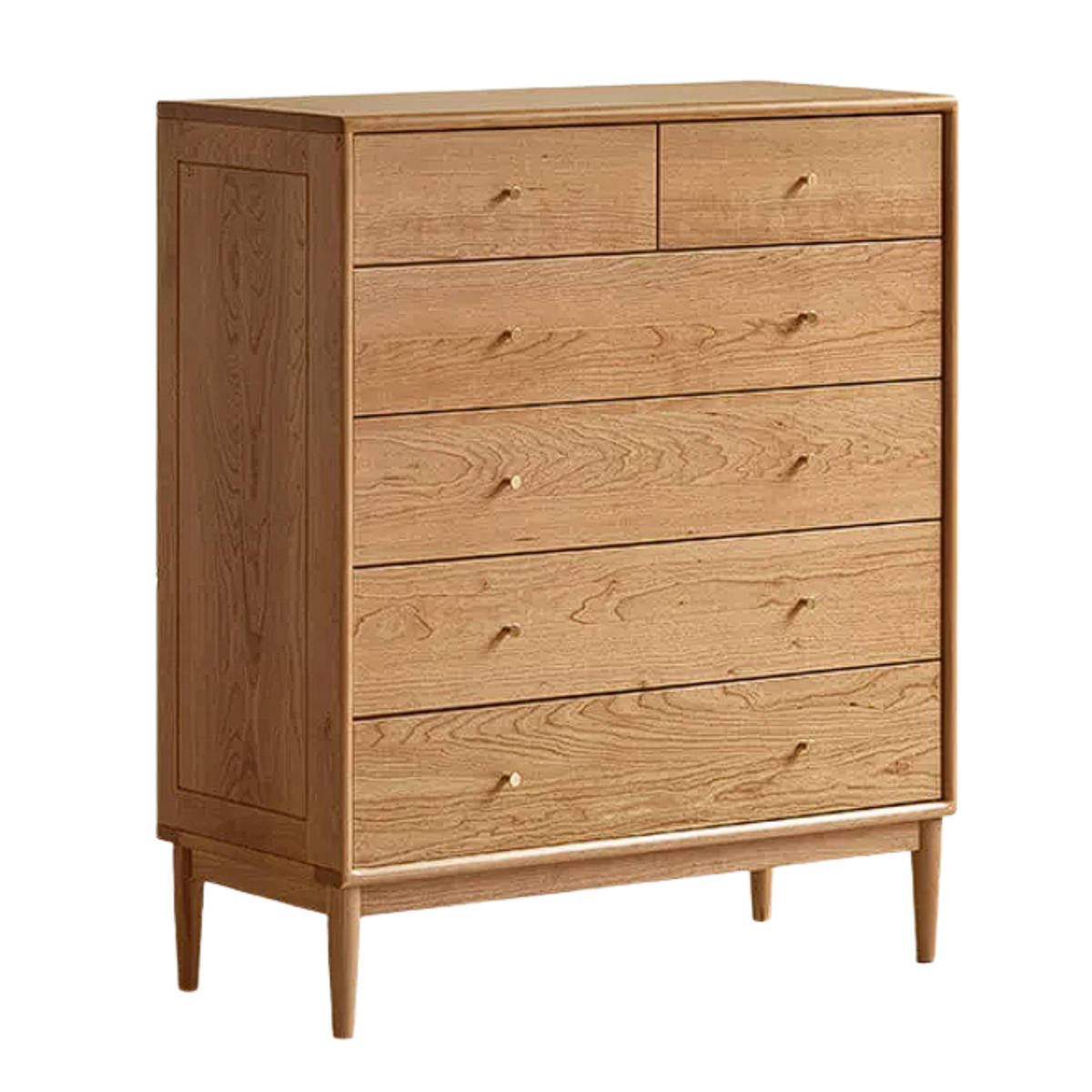 Cherry Solid Wood Chest of Drawers