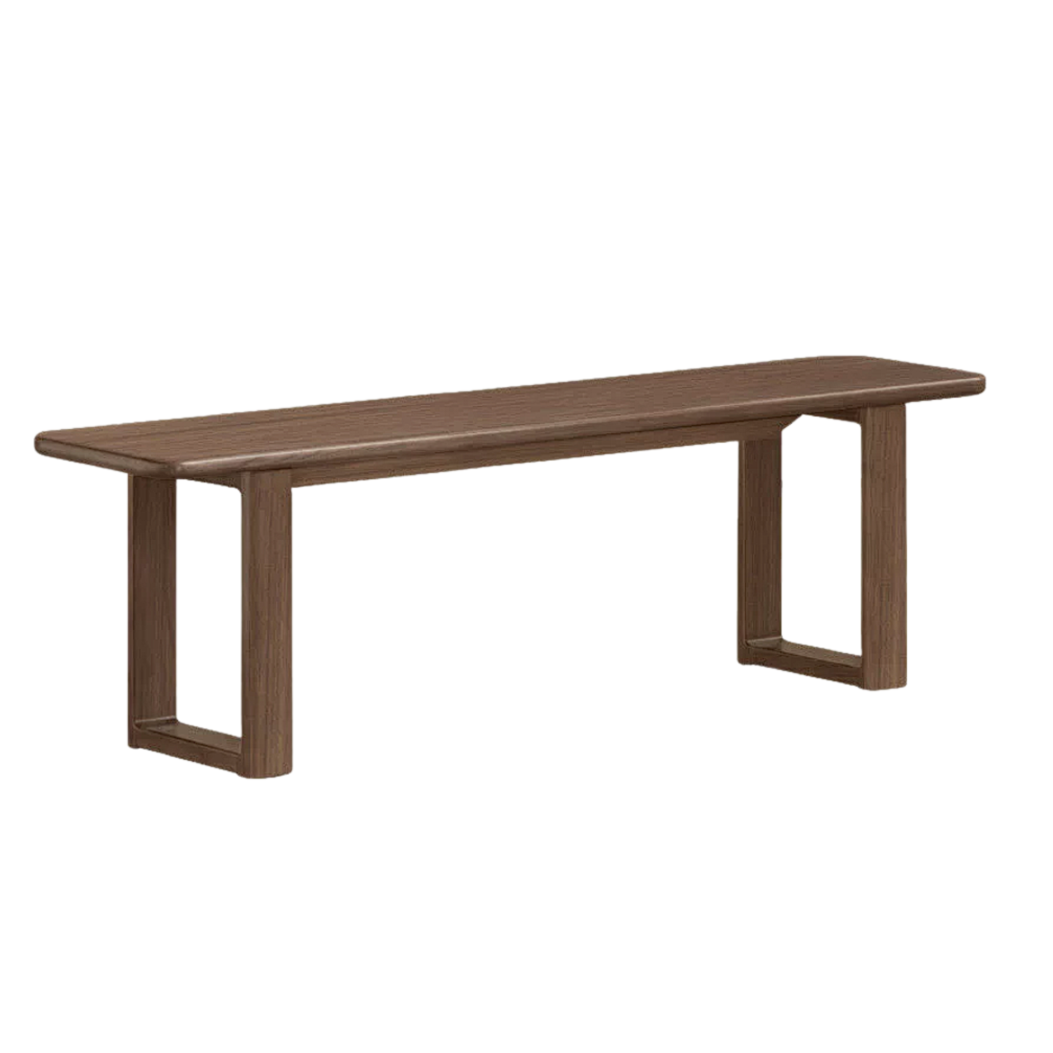 Black Walnut, White Ash, Golden Sandalwood Solid Wood Leisure Long Bench