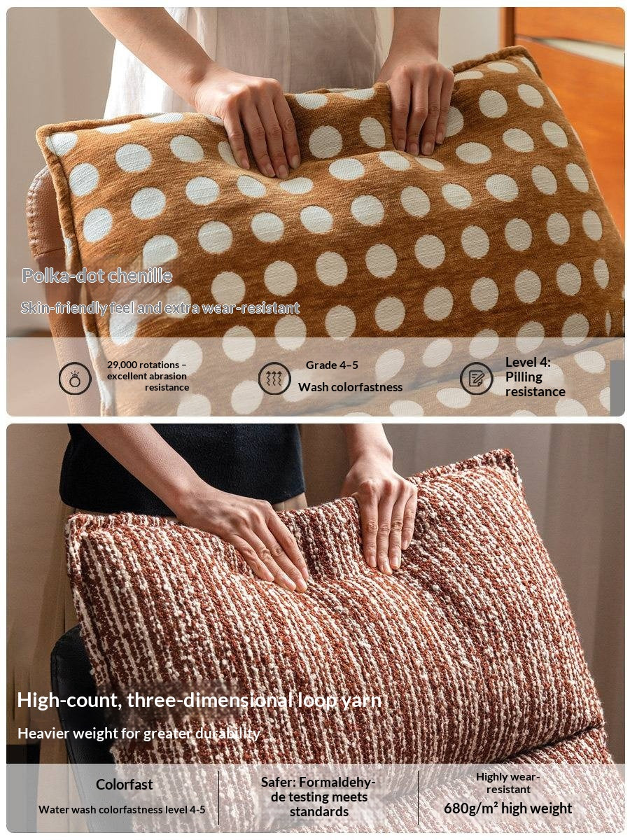 Rocking Lounge Chair with Wraparound Cushion