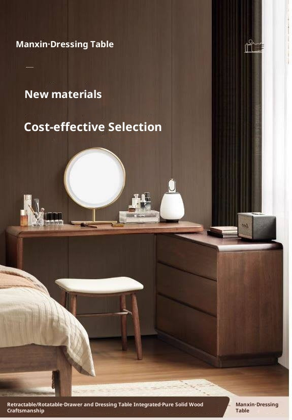 Sandalwood Solid Wood Modern Dressing Table