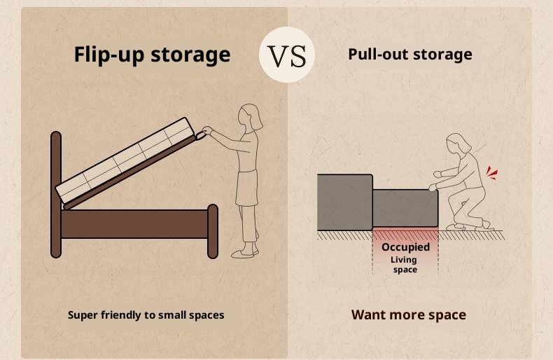 Poplar Solid Wood Box Bed, French Retro Style