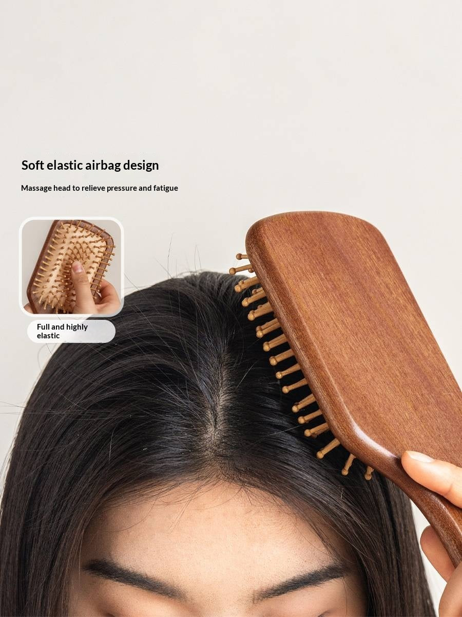 Nordic Beech Solid Wood Hair Care Cushion Comb