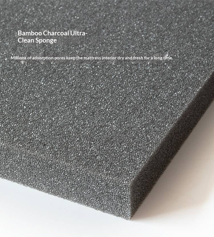 Zero-Glue Hypoallergenic Mattress — Anti-Mite, Breathable Bamboo Charcoal Soft Mattress with Independent Springs